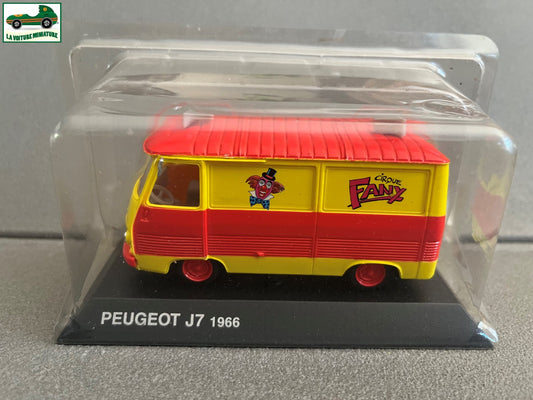 Voiture Miniature Camion Peugeot J7 Cirque Fany 1966 Norev Hachette 1/43