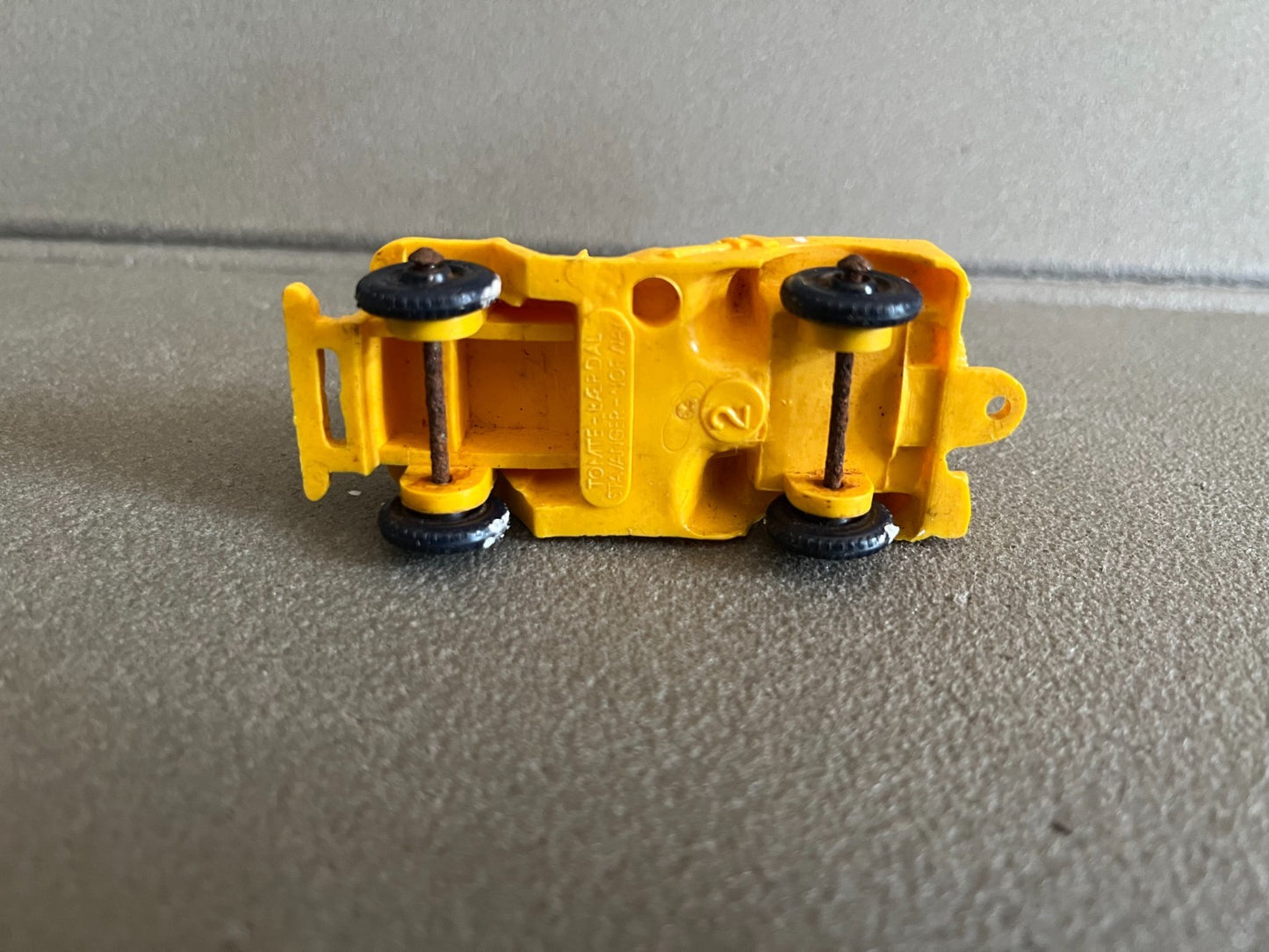 Voiture Miniature Ancien Jeep Willys Tomte Lardal Norway Plastique Gomme