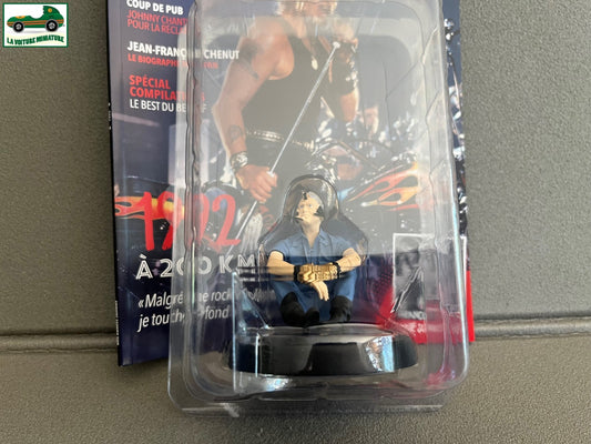 Figurine de Collection Johnny Hallyday + Livret N°56