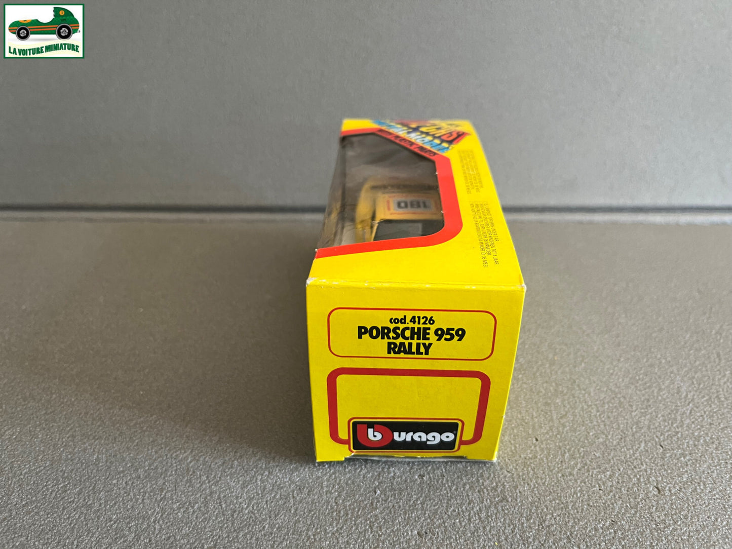 Voiture miniature Porsche 959 Rally cod. 4126 Burago au 1/43