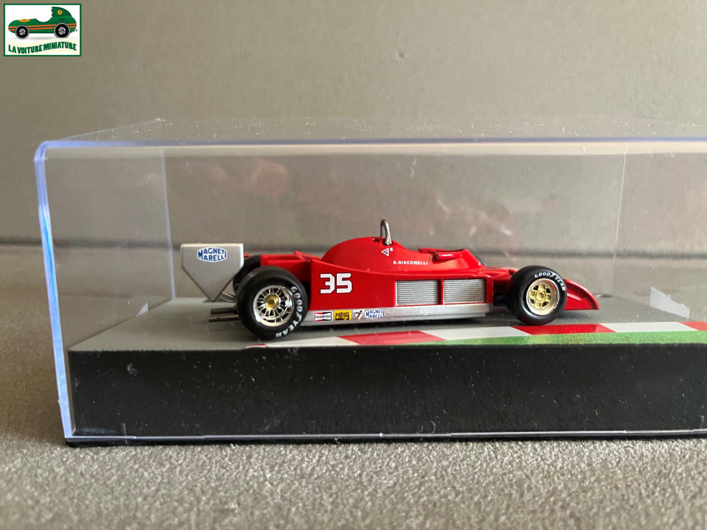 Voiture miniature Formule 1 F1 Alfa Romeo 177 1979 Giacomelli au 1/43