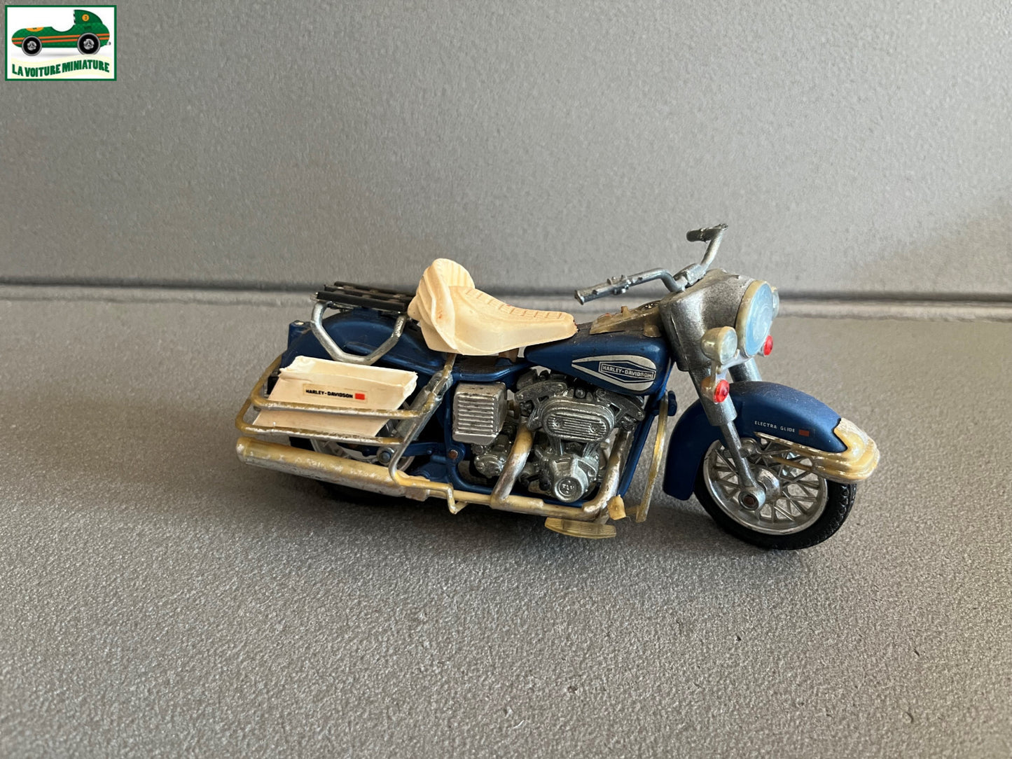Ancienne Moto Miniature Polistil MS 101 Harley Davidson au 1/15