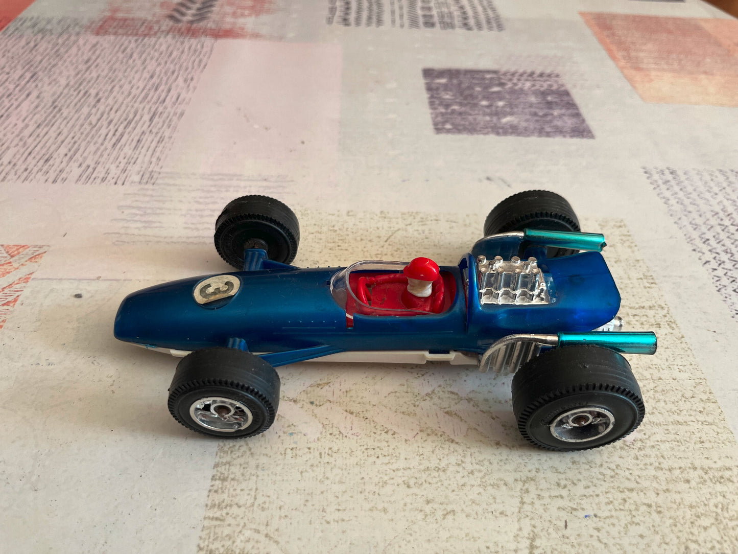 Jouet Ancien Plastique Voiture Course F1 Repco Brabham West Germany