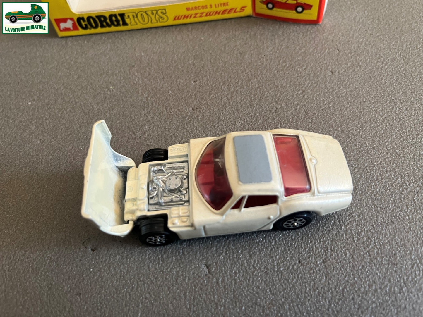 Ancienne Miniature Voiture Corgi Toys WhizzWheels Marcos 3 Litre GT Britain