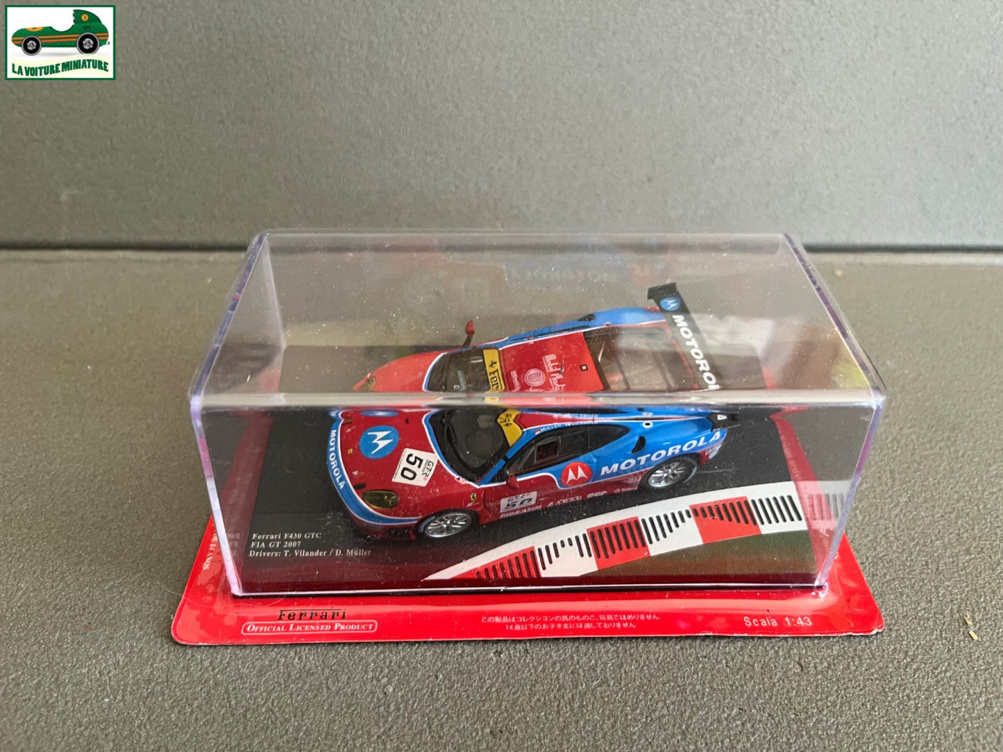 Voiture miniature Collection Ferrari F430 GTC FIA GT 2007 au 1/43
