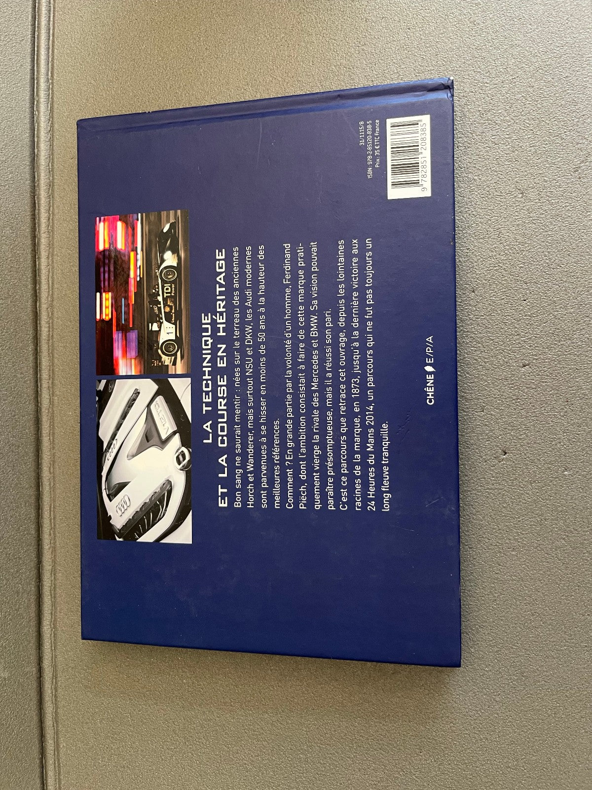 Livre Voiture Automobile Audi 50 Ans D'innovation Ganneau EPA