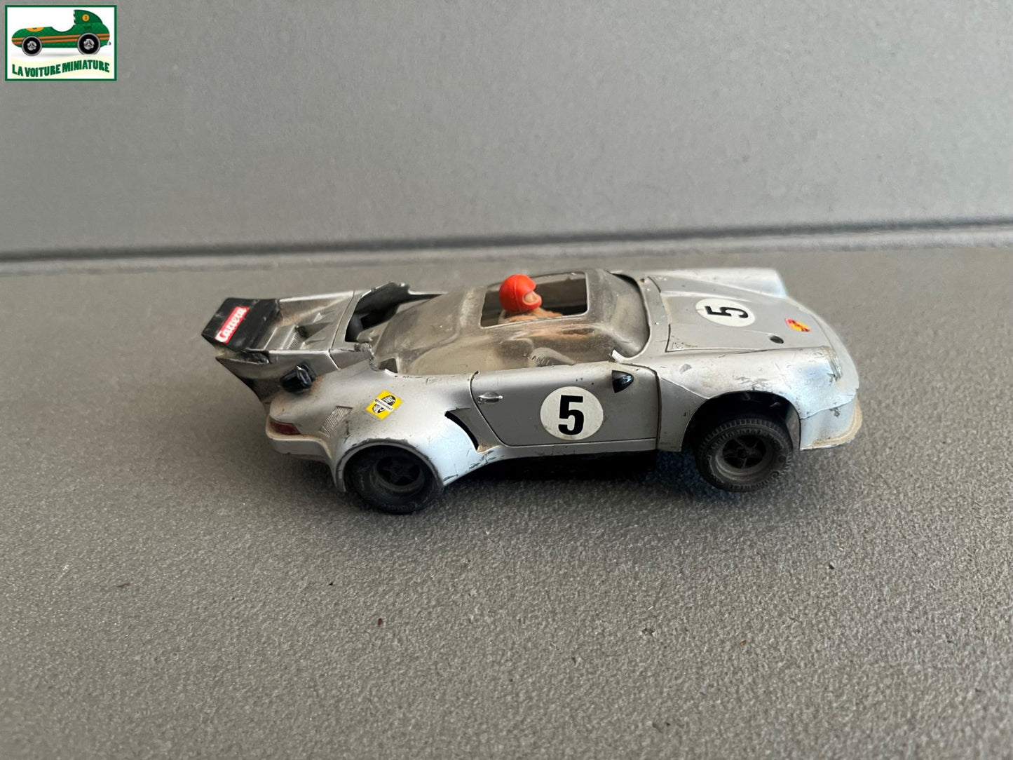 Ancienne Voiture Miniature Circuit Porsche 911RSR Carrera Epave Pièces
