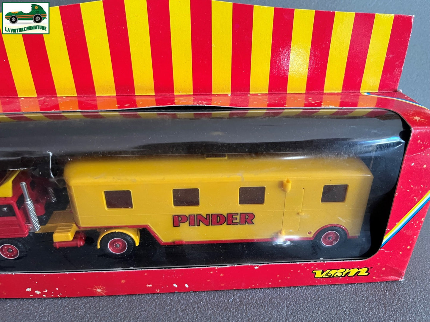 Voiture Miniature Semi Remorque Renault Transport Cage Pinder Verem 807 1/50