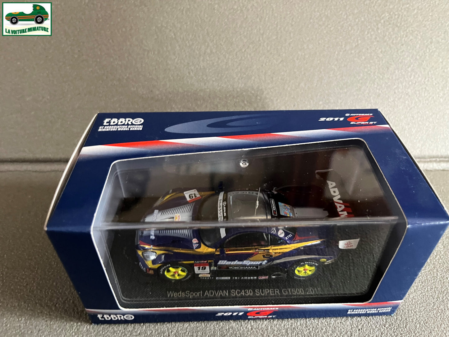 Voiture Miniature WedsSport Advan SC430 Super GT500 2011 Ebbro au 1/43