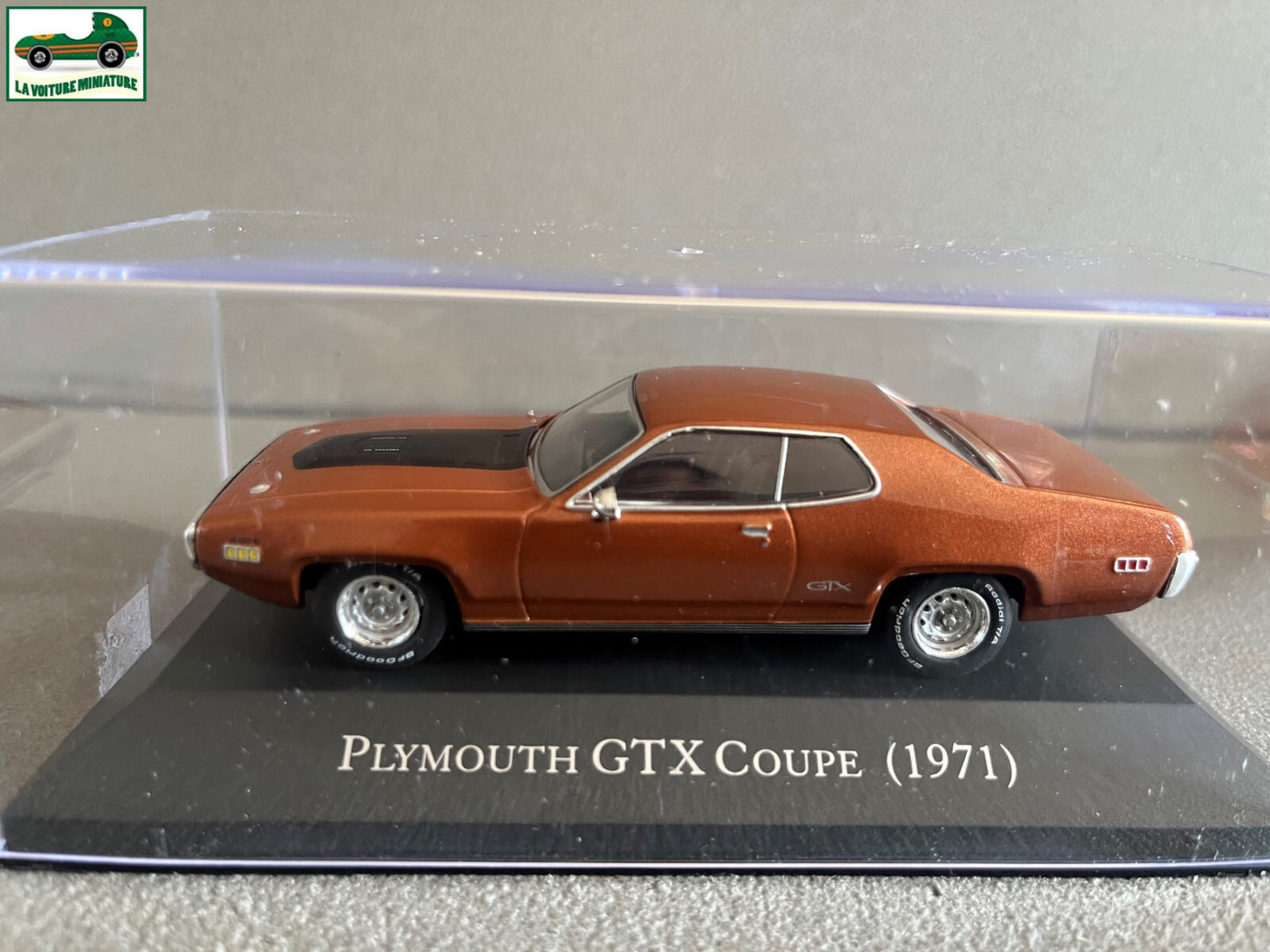 Voiture Miniature American Cars Plymouth GTX Coupé 1971 Altaya 1/43