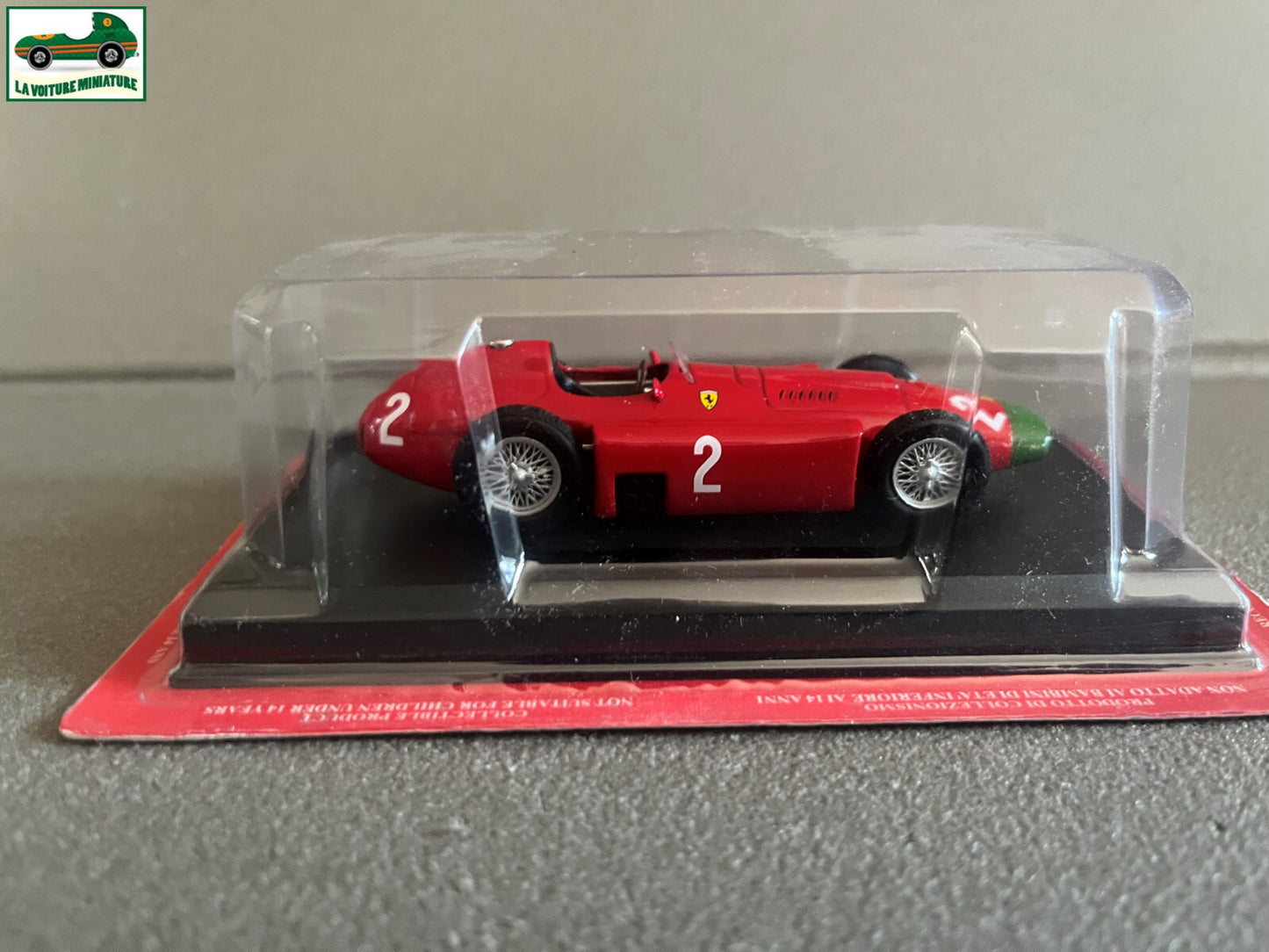 Voiture miniature Collection Formule 1 F1 Ferrari D50 1956 Peter Collins 1/43
