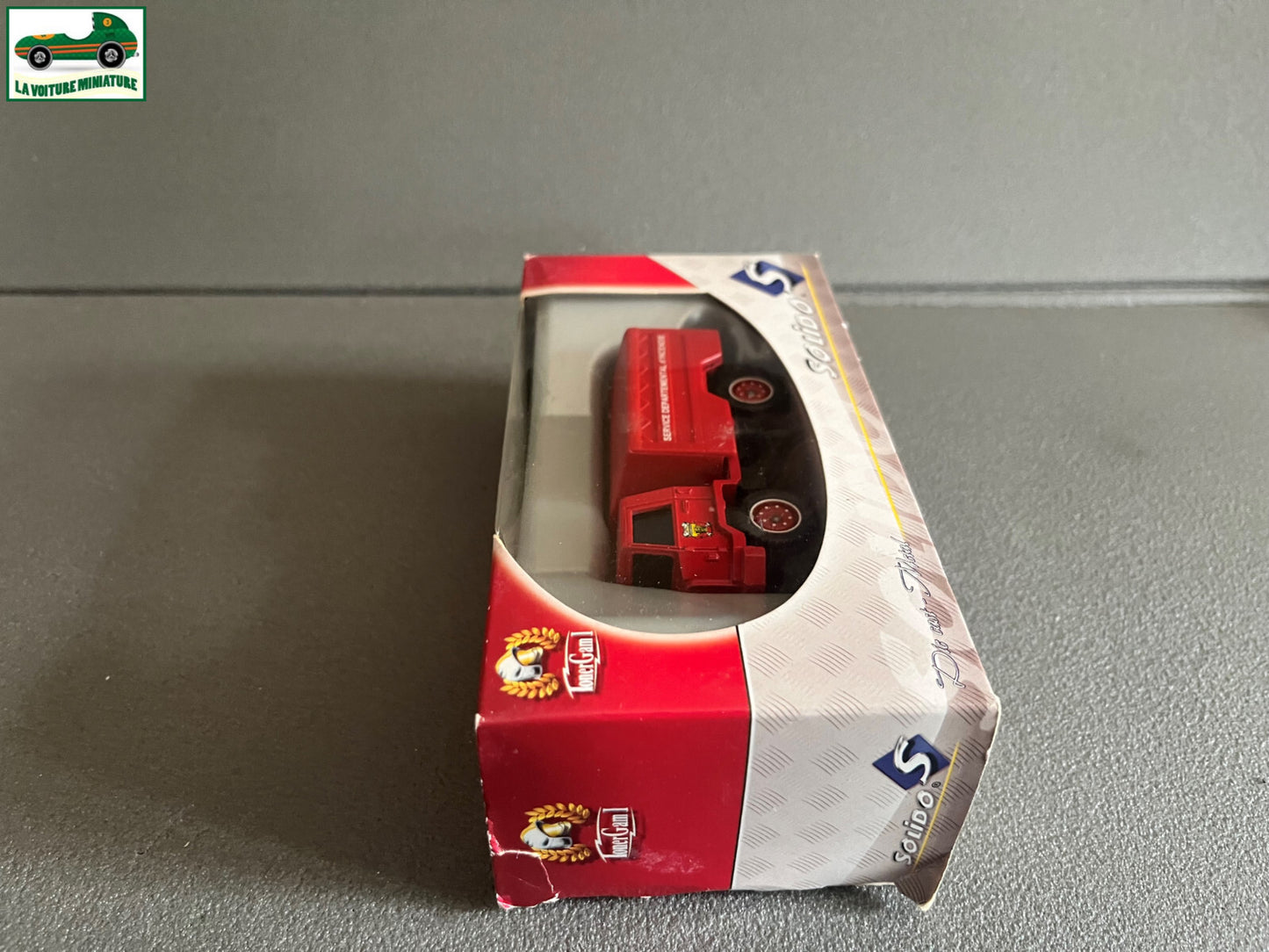 Voiture Miniature Camion 2162 Berliet 4x4 Tuyaux Pompiers Solido au 1/50