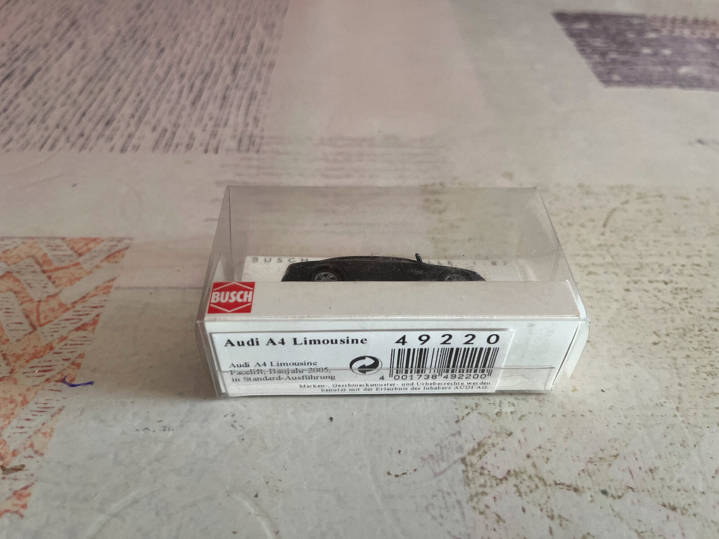 Voiture Miniature Audi A4 Limousine Busch Germany 1/87 HO