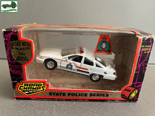 Voiture Miniature Chevrolet Caprice Police Road Champs au 1/43