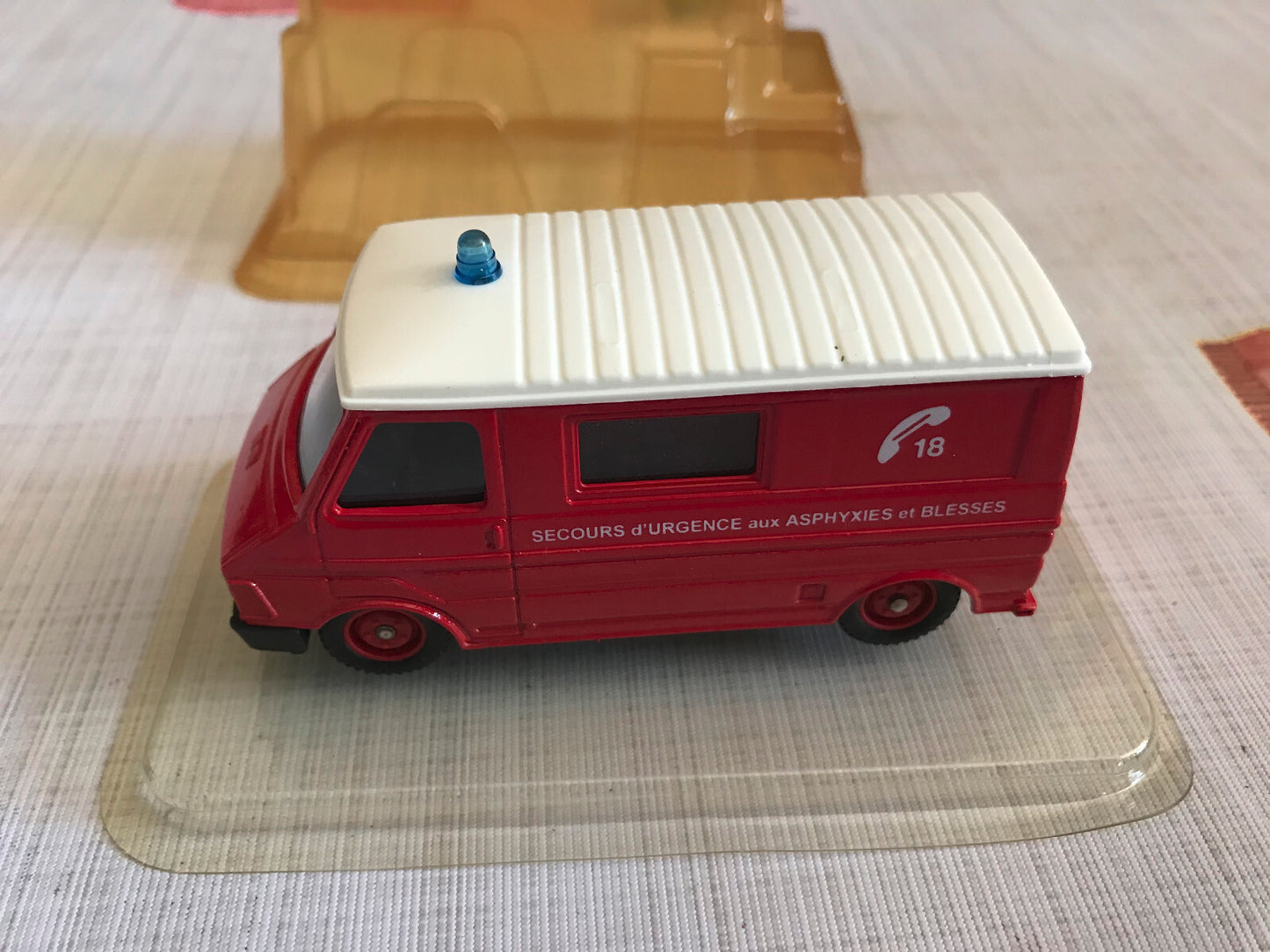 Voiture Miniature Pompiers Citroen C35 VSAB Solido au 1/50
