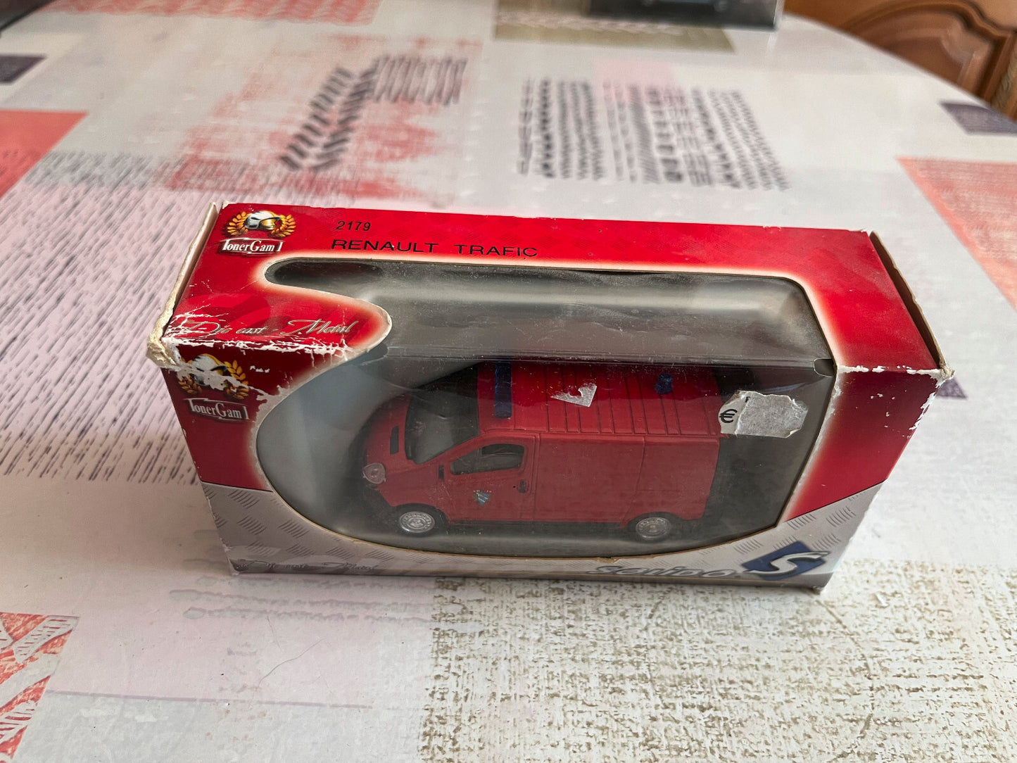 Voiture Miniature Pompiers Camion Renault Trafic 2179 Solido TonerGam 1/50