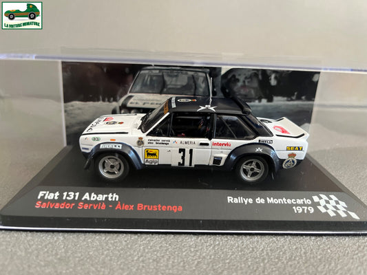 Voiture Miniature Fiat 131 Abarth Rallye Monte Carlo 1979 au 1/43