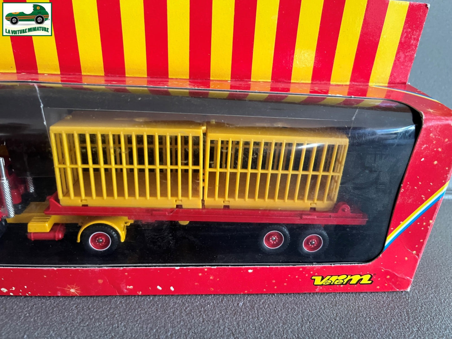 Voiture Miniature Semi Remorque Renault Transport Cage Pinder Verem 803 1/50