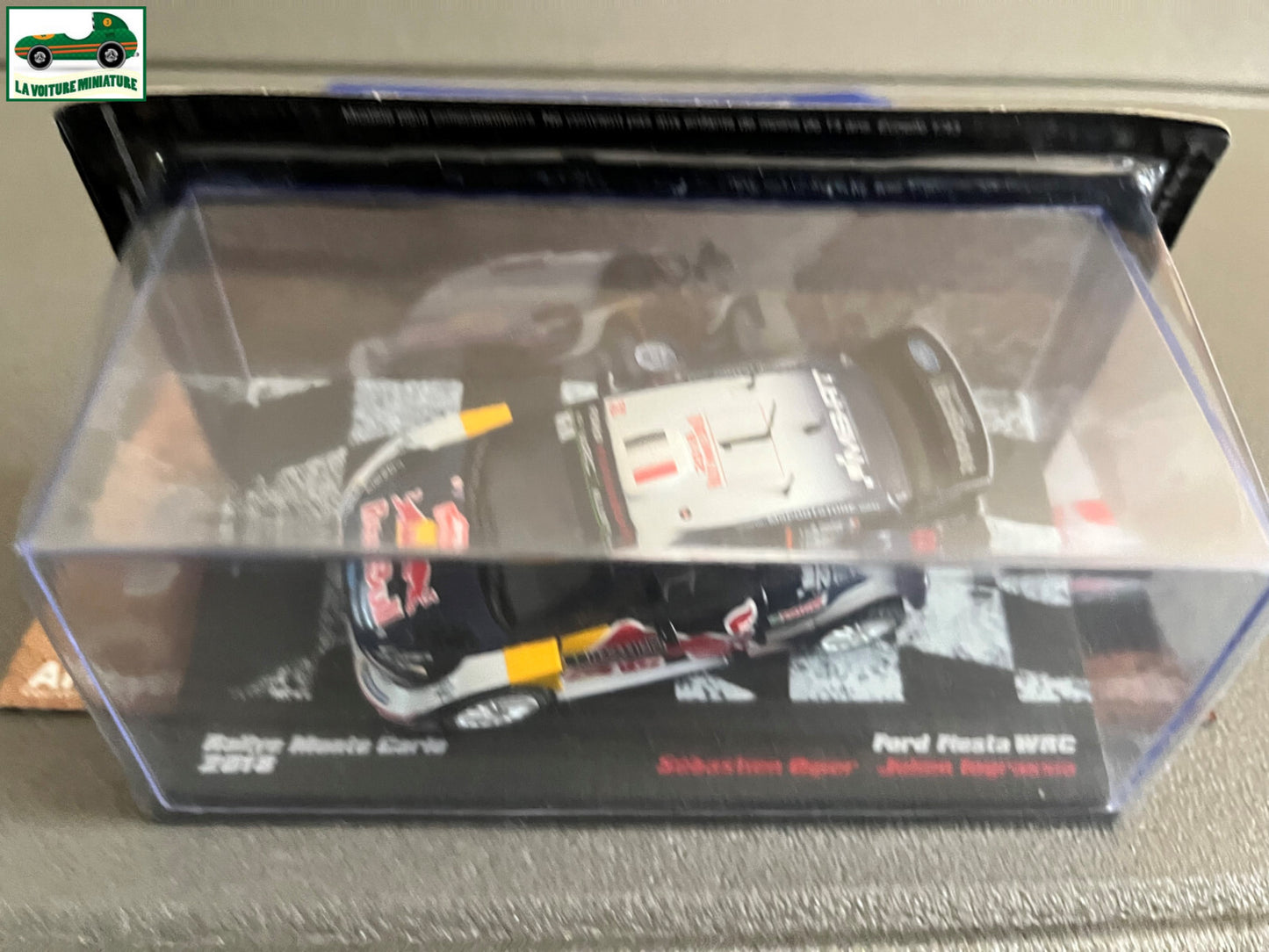 Miniature Ford Fiesta WRC Monte Carlo 2018 Ogier Vainqueur Rallye Altaya 1/43