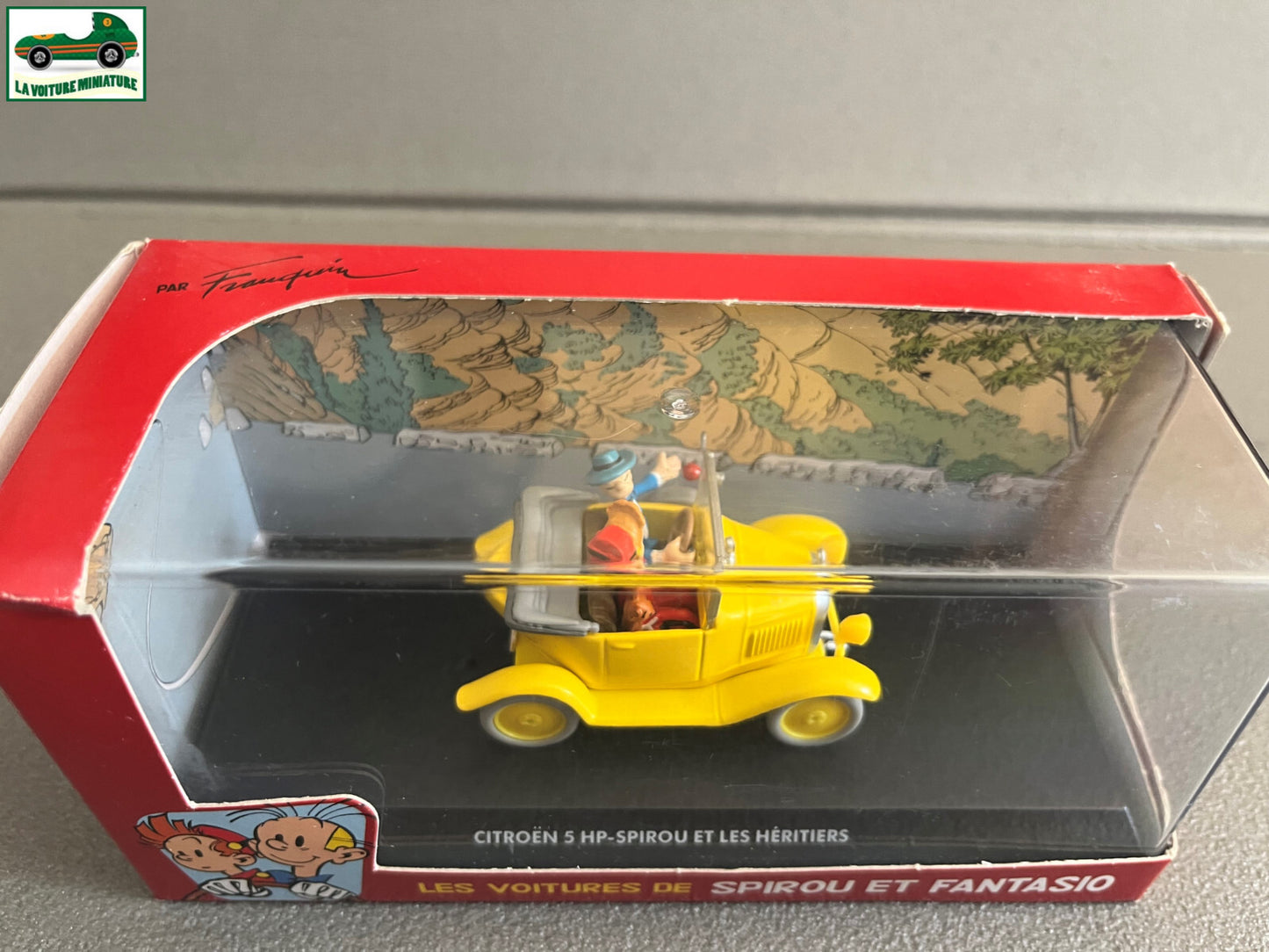 Voiture Miniature Citroen 5 HP Spirou et les héritiers 1/43