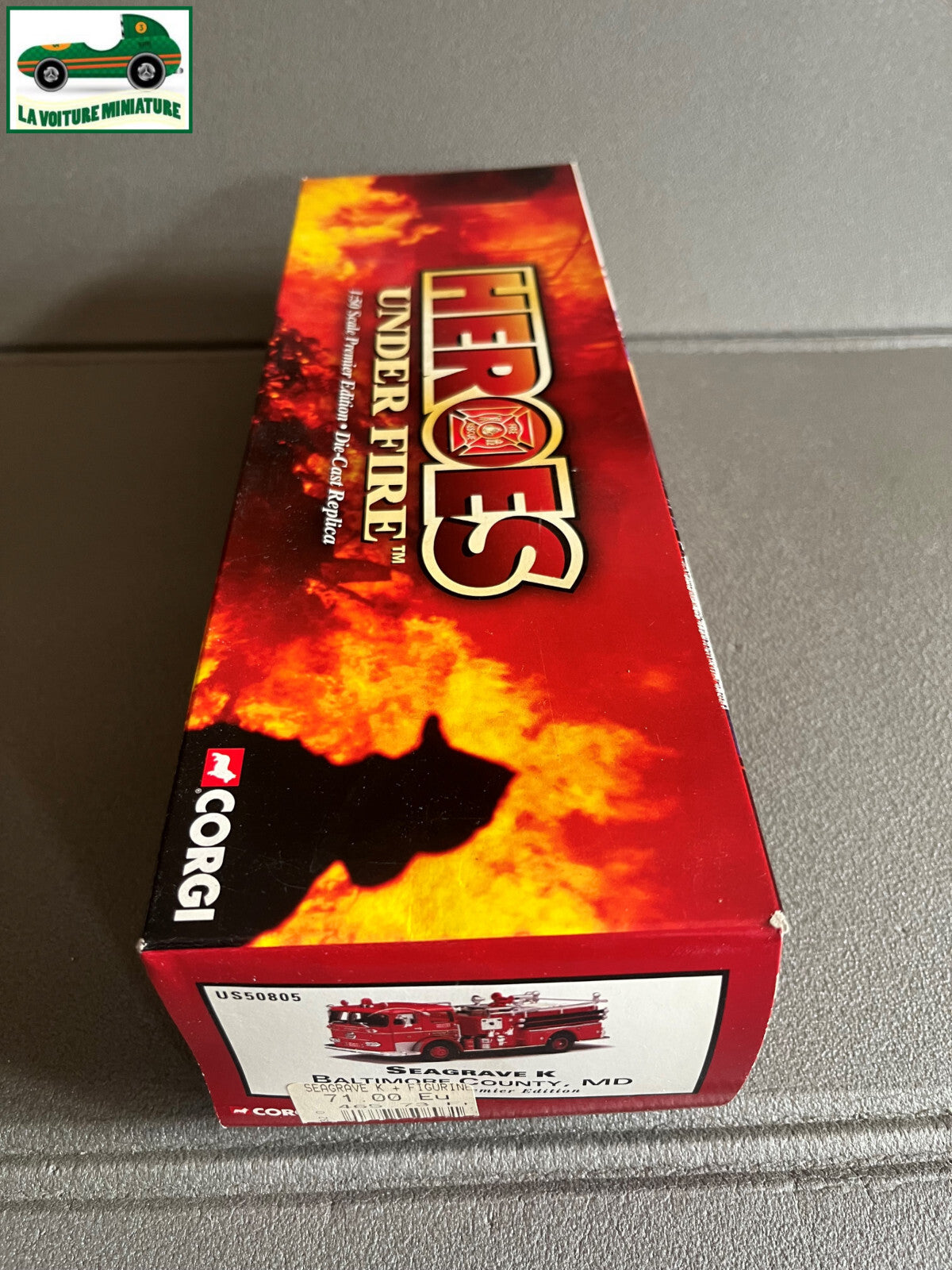 Voiture miniature Camion Pompiers Seagrave K Baltimore Corgi Heroes 1/50