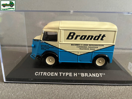 Voiture Miniature Camion Publicitaire Citroen Type H Brandt au 1/43