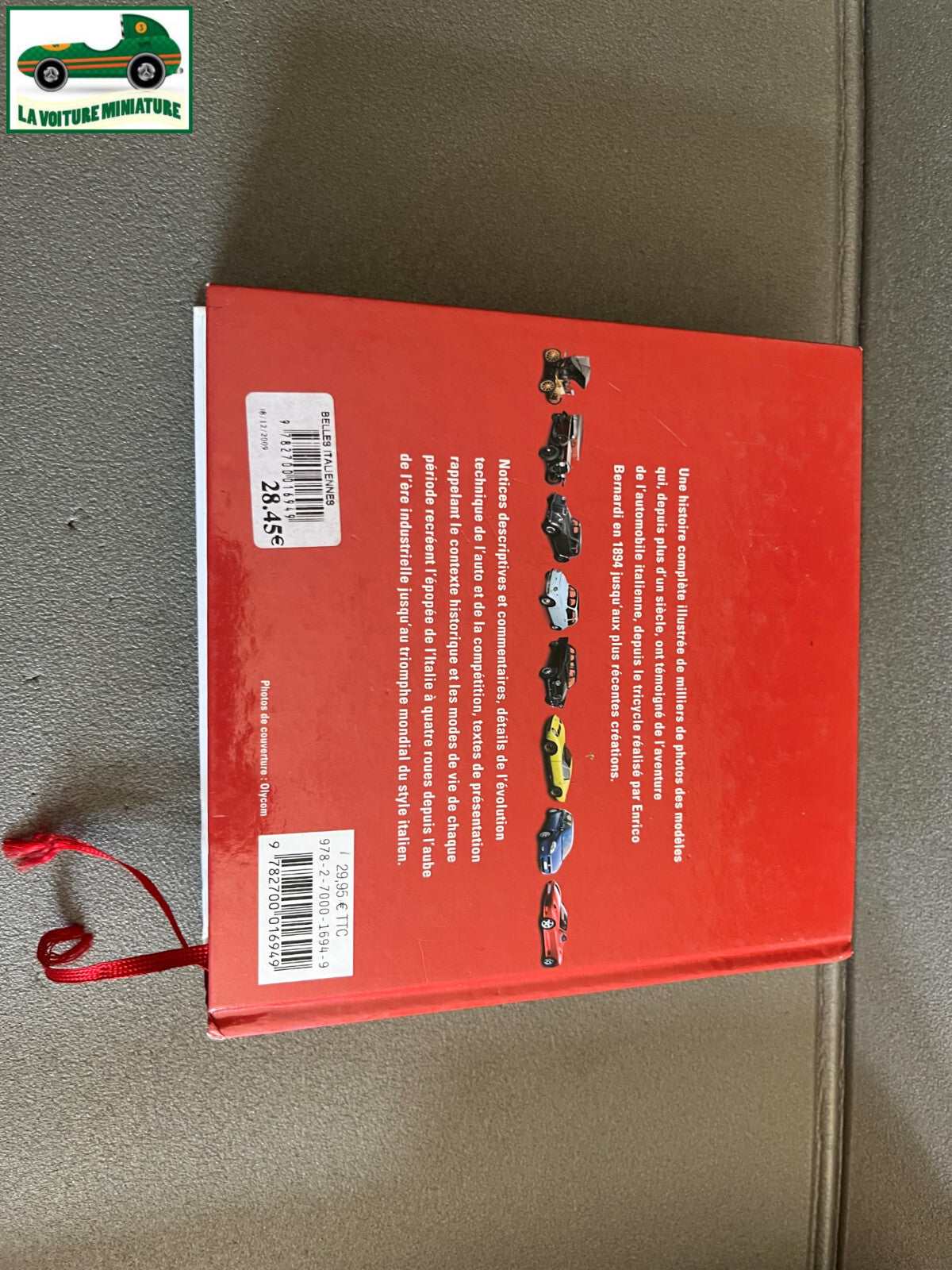 Livre Voiture Automobile Les Belles italiennes Grund