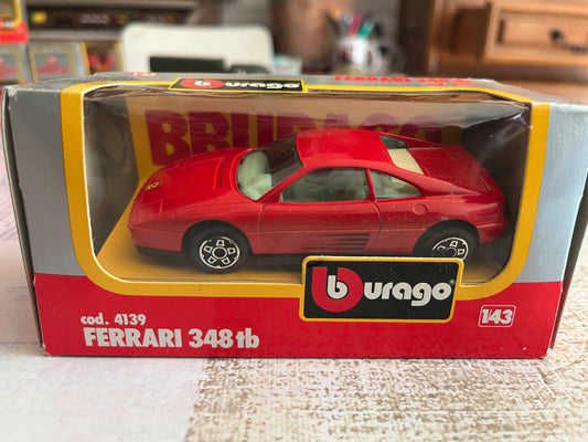 Voiture miniature Burago Ferrari 348 tb 4139 au 1/43