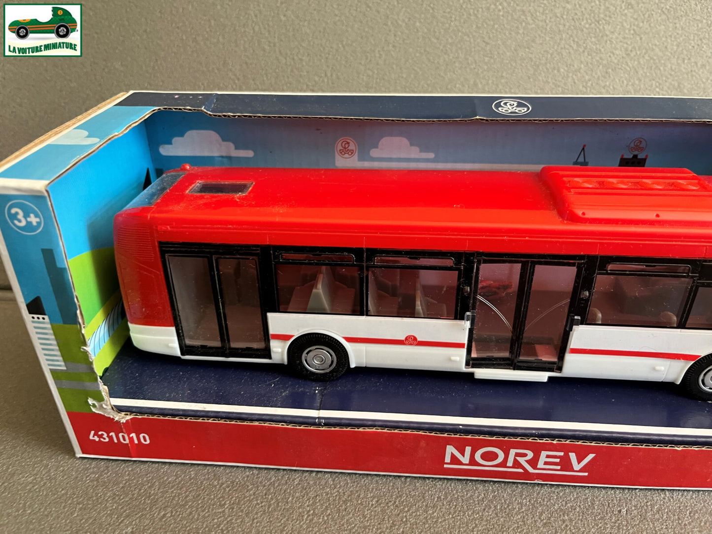 Voiture miniature Autobus Iveco Irisbus Citelis Norev Plastigam au 1/43