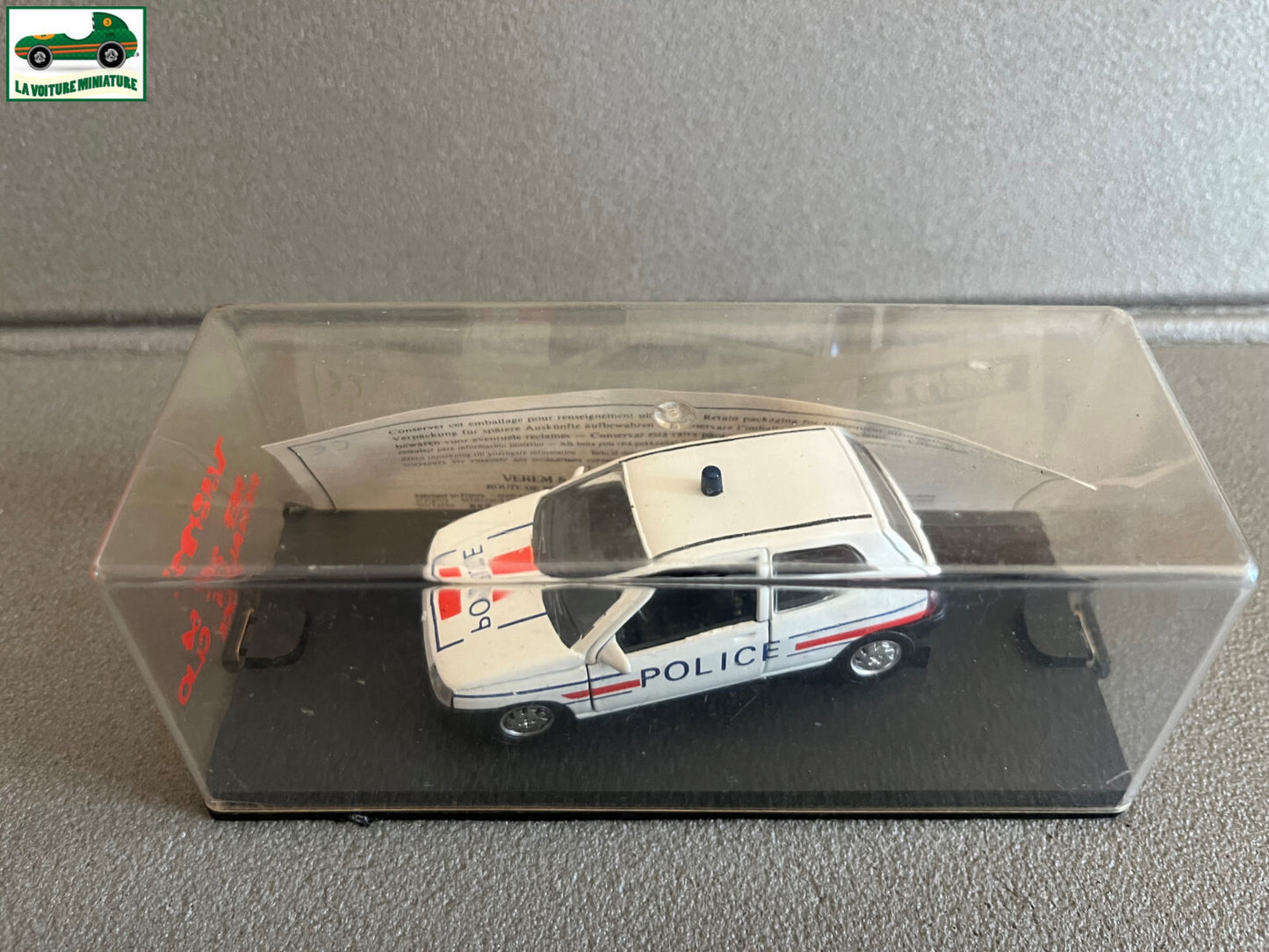 Voiture Miniature Renault Clio Police REF 212 Verem France 1/43