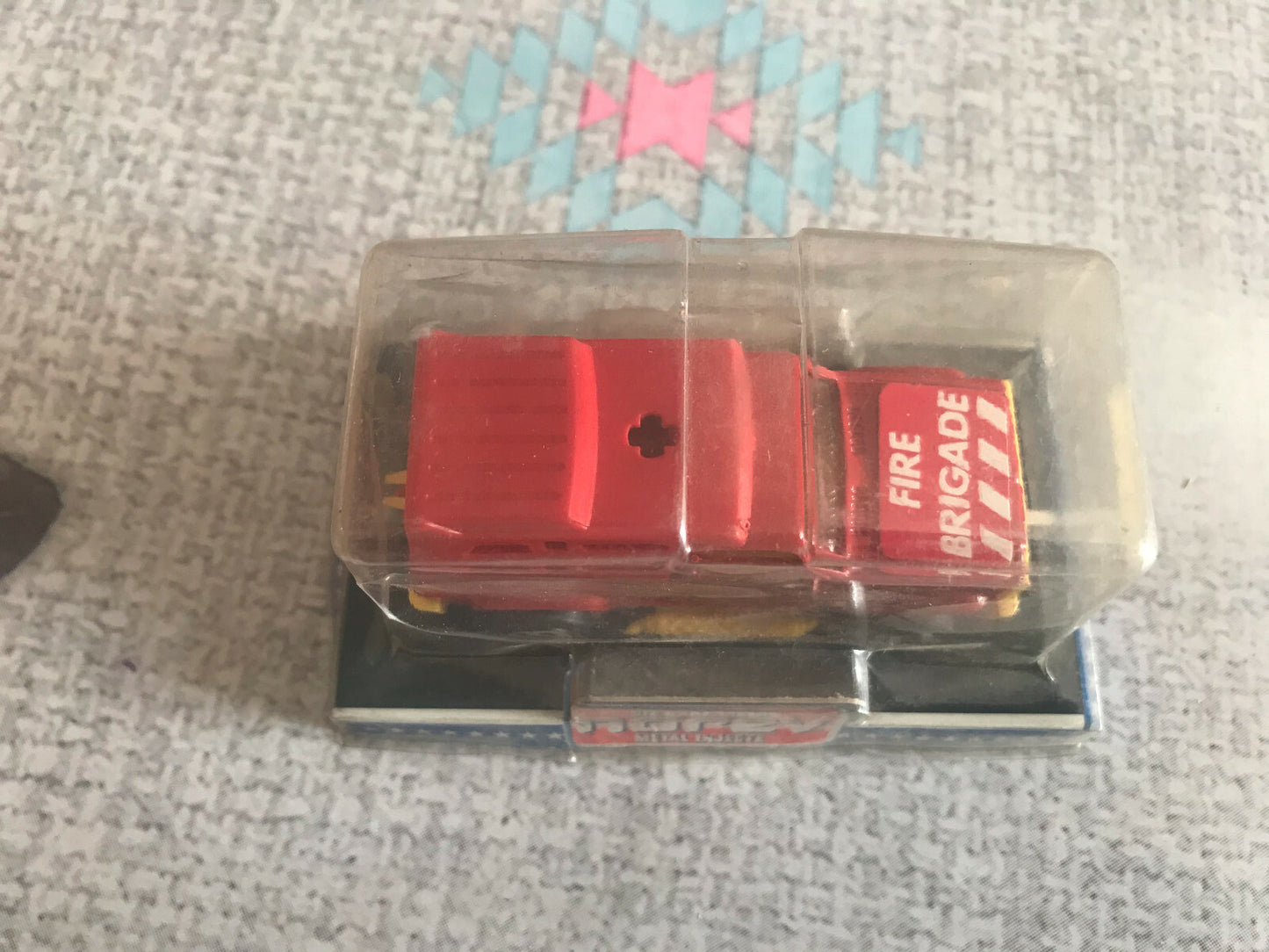 Ancienne Voiture Norev Miniatures 4x4 Fire Brigade Type Majorette 1/64 Minijet