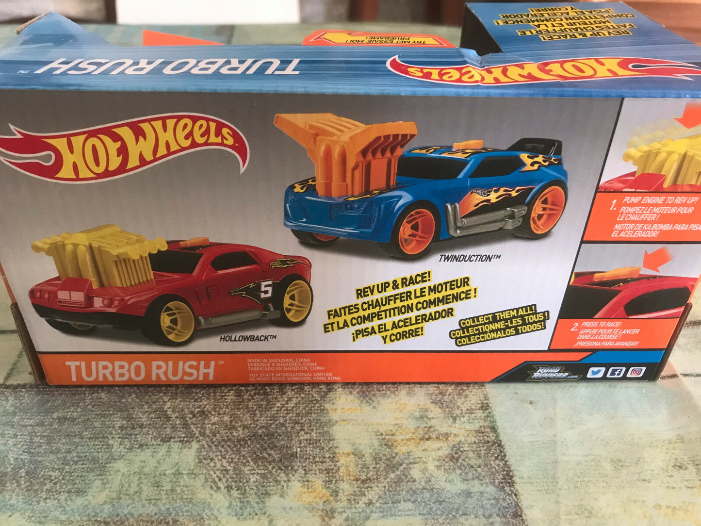 Voiture Miniature Hot Wheels - Véhicule Turbo Rush