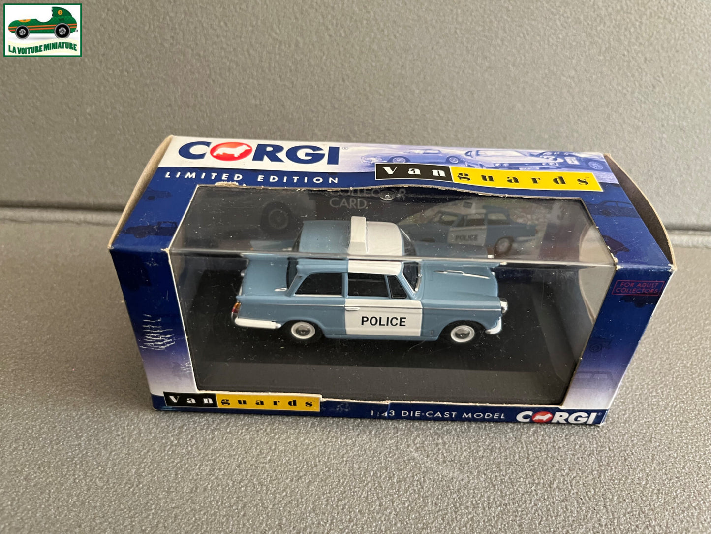 Voiture Miniature Triumph Herald 1200 Police Corgi Vanguards au 1/43