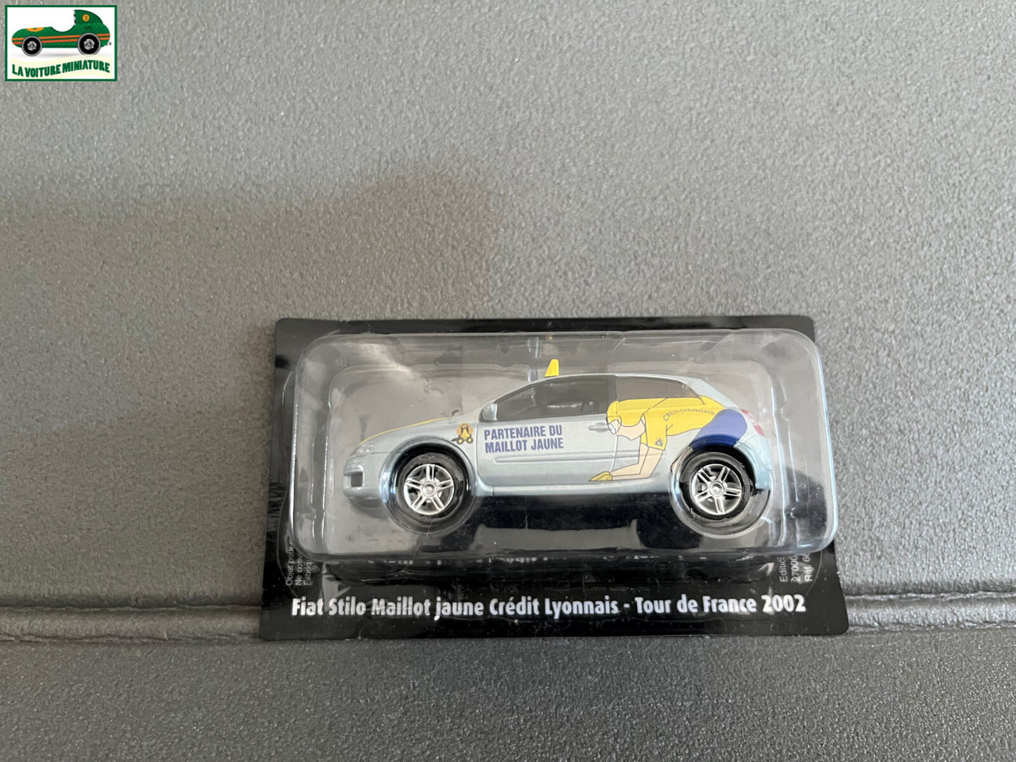 Voiture Miniature Fiat Stilo Maillot Jaune 2002 Tour de France Norev 1/43