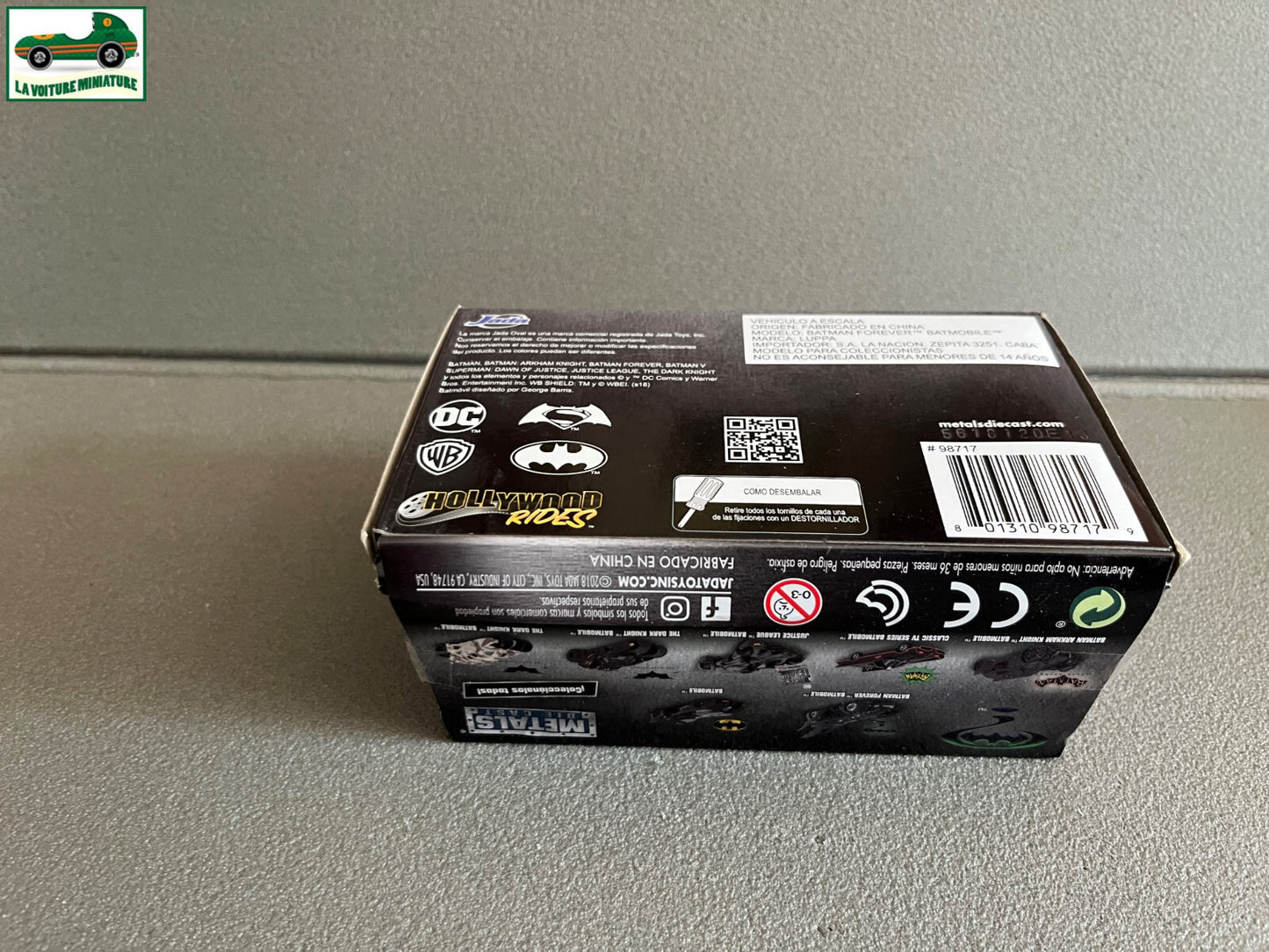 Voiture Miniature Batmobile Batman Forever Jada au 1/43