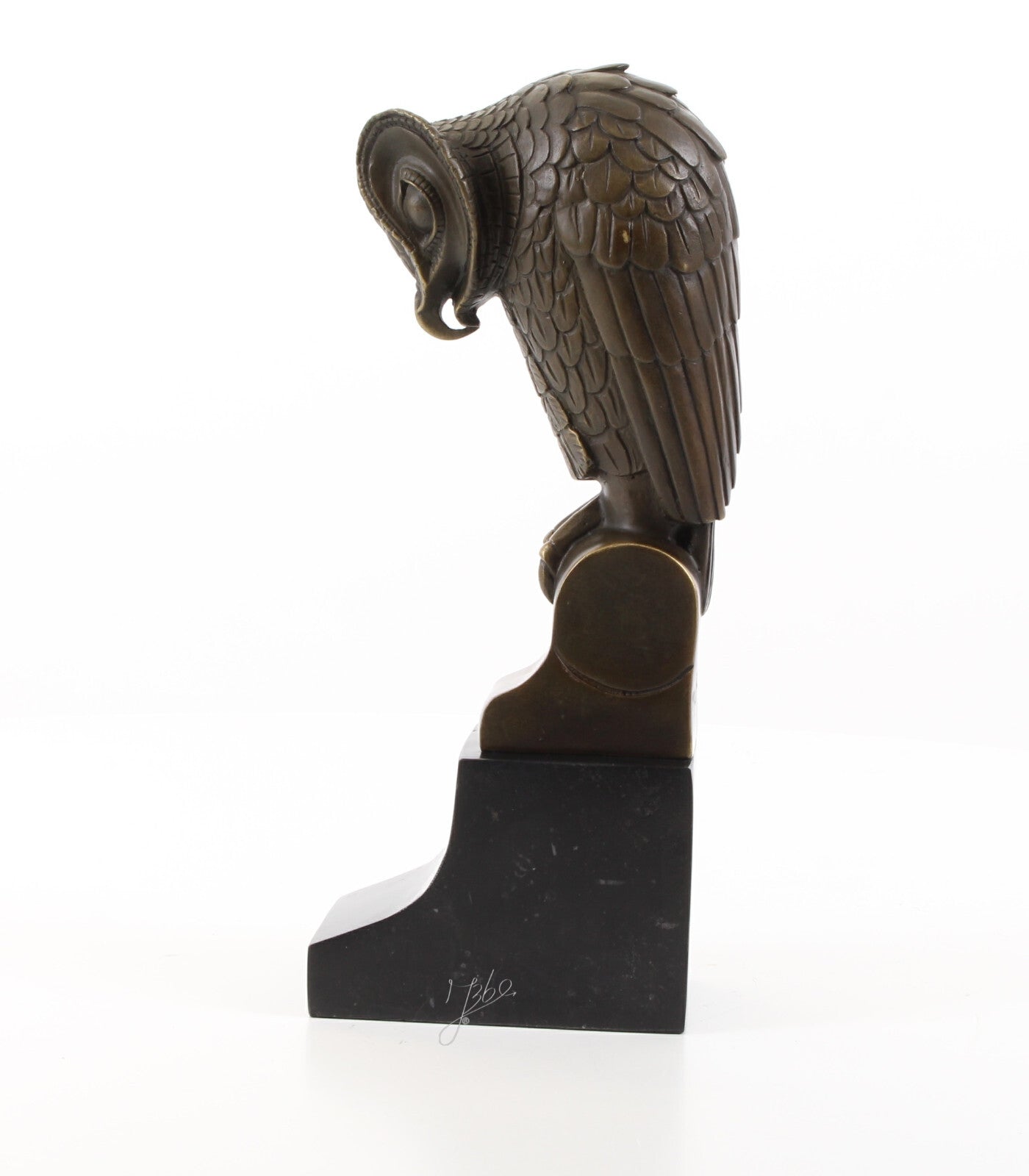 Statue Sculpture Bronze Art Déco Nouveau Hibou Chouette DSBJ-50 Moderne