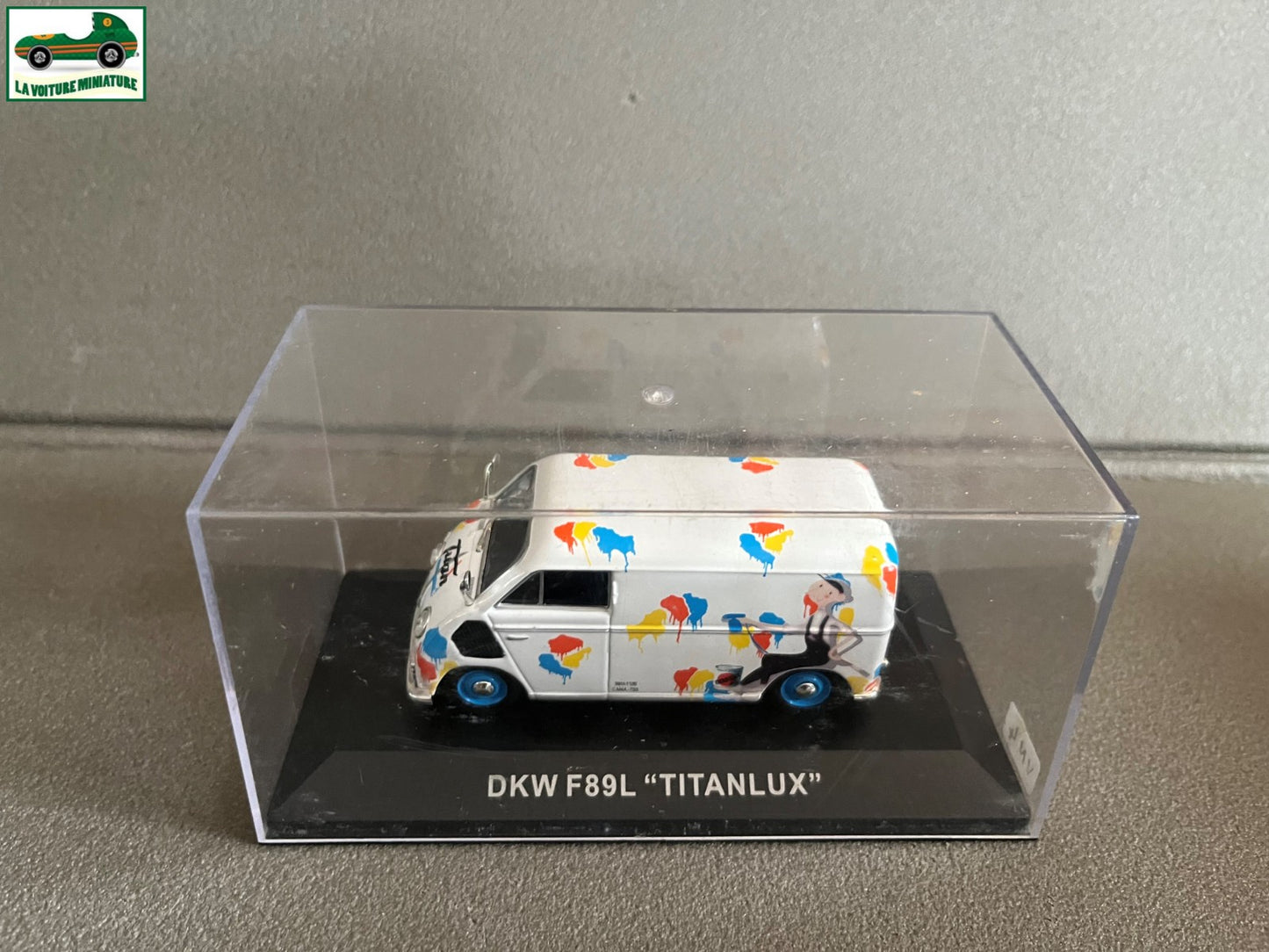 Voiture Miniature Camion Publicitaire DKW F89L Titanlux au 1/43
