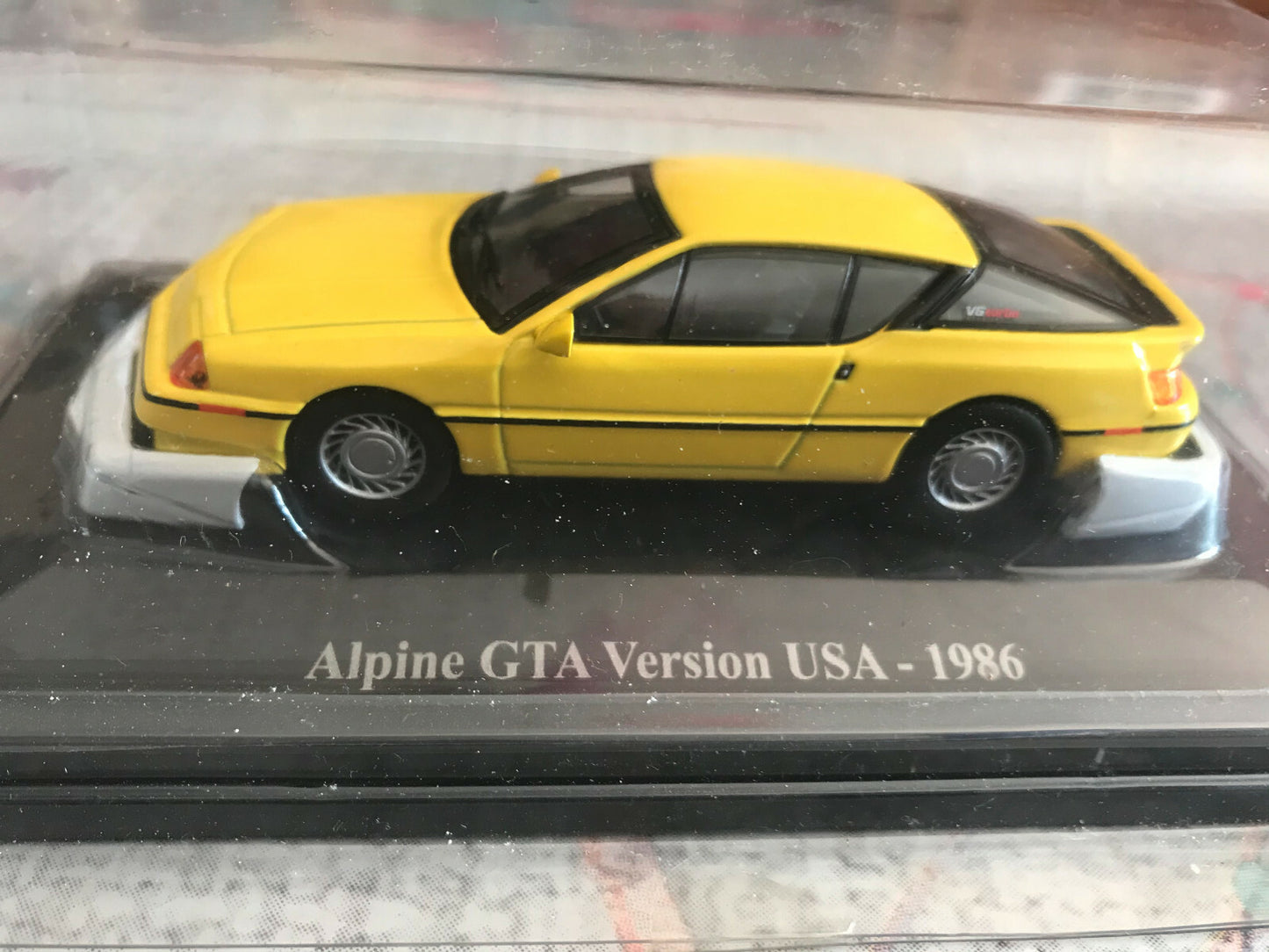 Voiture Miniature Renault Alpine GTA Version USA 1986 1/43 Eligor