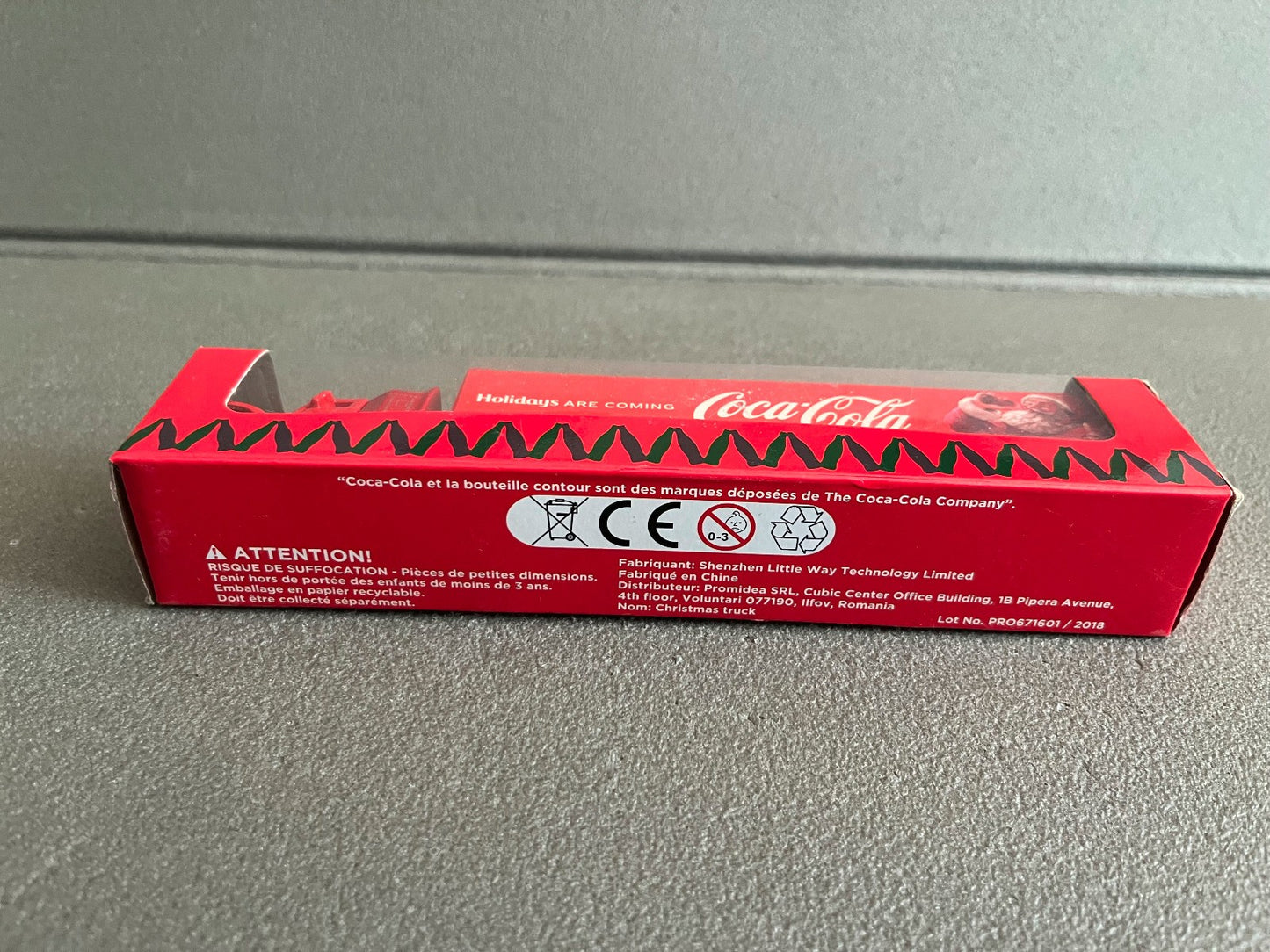 Voiture miniature Camion Semi Christmas Truck Coca Cola Echelle Type Majorette