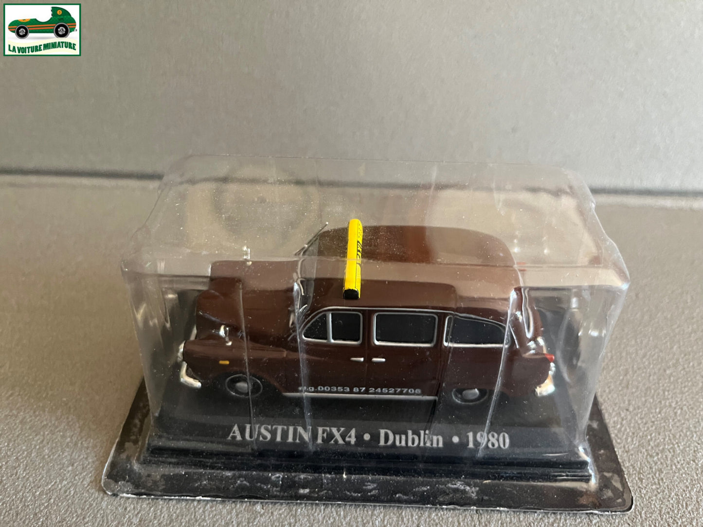 Voiture Miniature Austin FX4 Dublin 1980 Taxi Du Monde au 1/43 Altaya