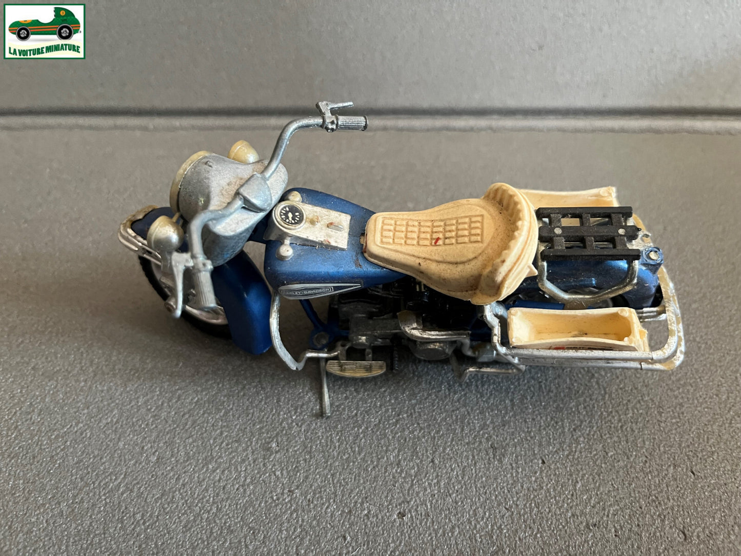Ancienne Moto Miniature Polistil MS 101 Harley Davidson au 1/15