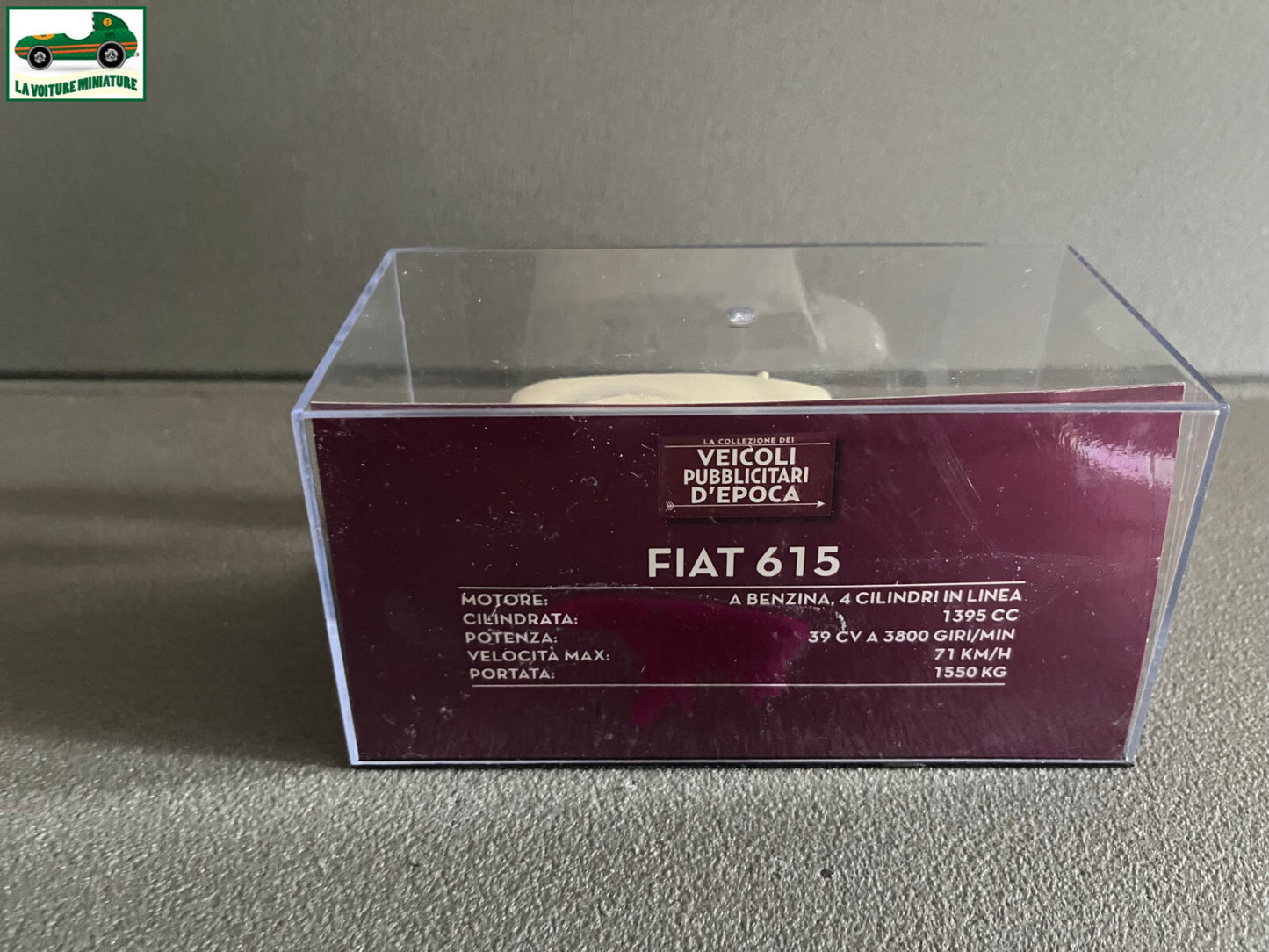 Voiture miniature Fourgon Camion Fiat 615 Ferrero 1952 au 1/43