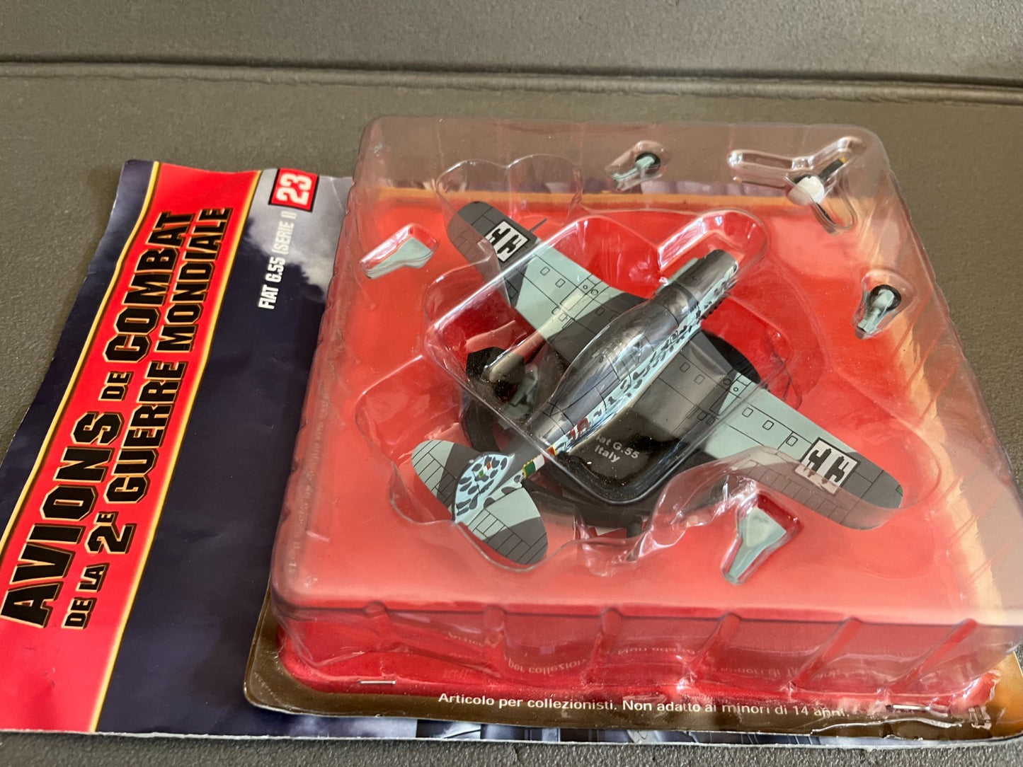 Avion miniature Militaire 2e Guerre Fiat G.55 Serie I Altaya 1/72