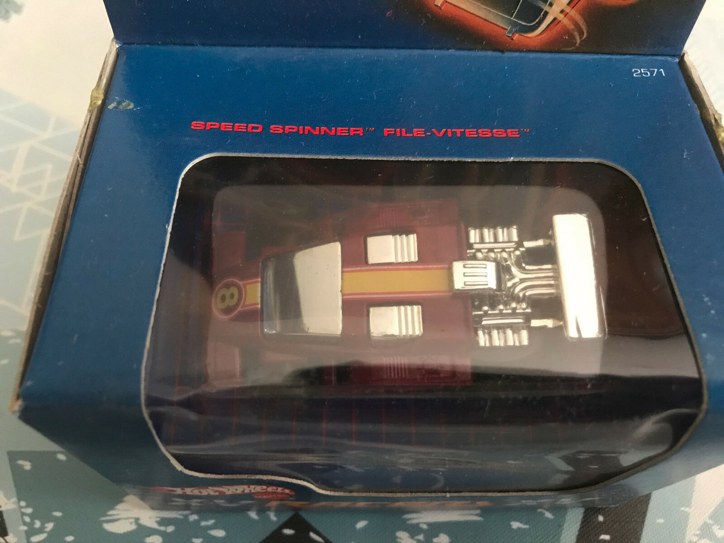Voiture Miniature Hot Wheels - X-V Racers 1985 Speed Spinner Hotwheels 2571