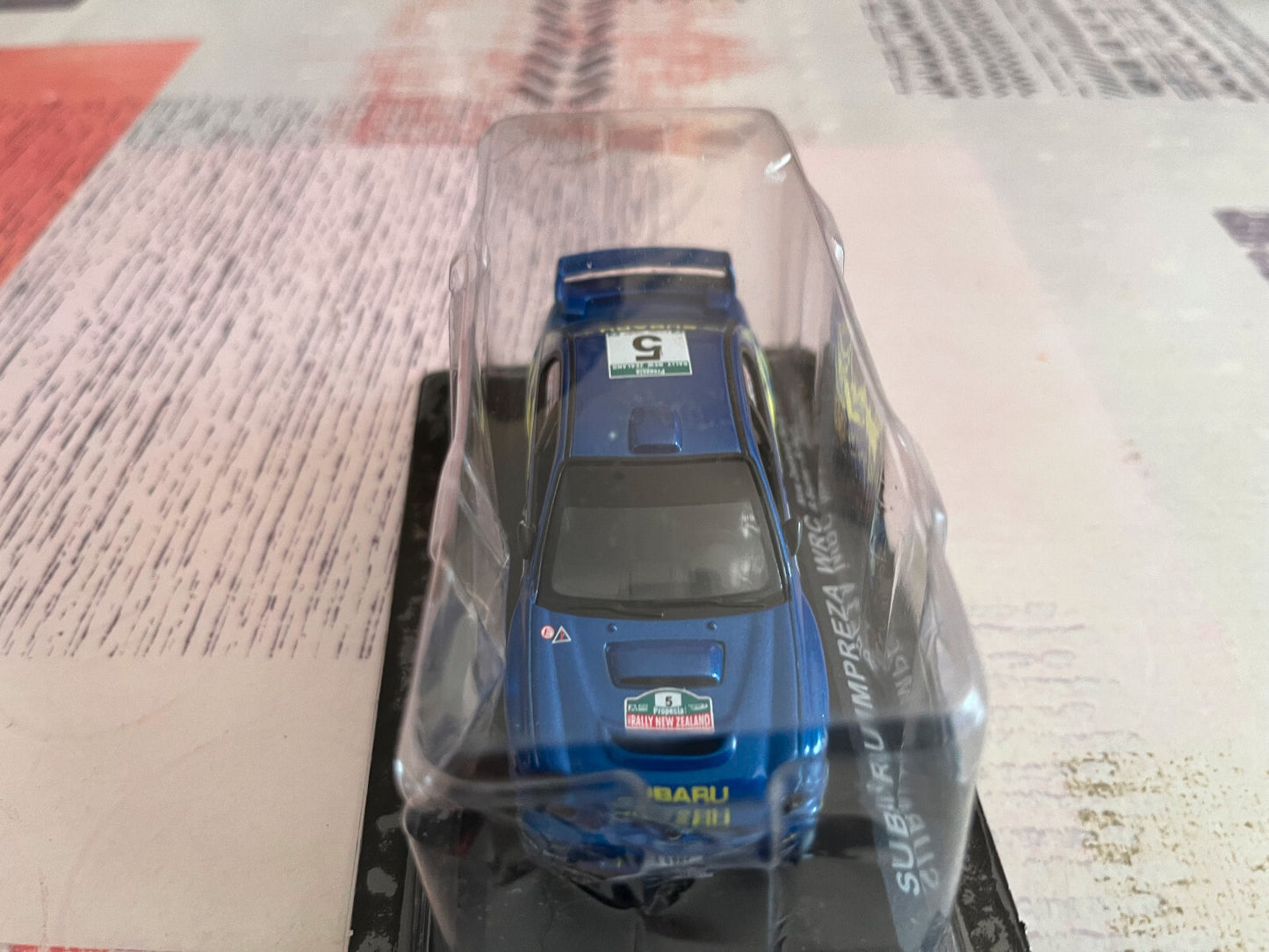 Voiture miniature Rallye Subaru Impreza WRC New Zealand Rally 2001 Altaya 1/43