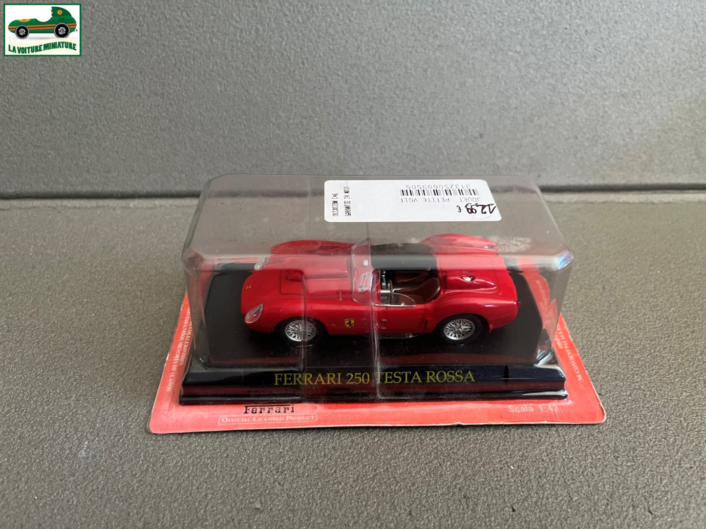 Voiture miniature Collection Ferrari 250 Testa Rossa Ixo Fabbri au 1/43