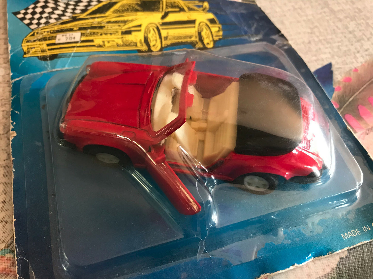 Voiture Miniature Vintage Porsche Rally Runner Jet Speed Die Cast Metal