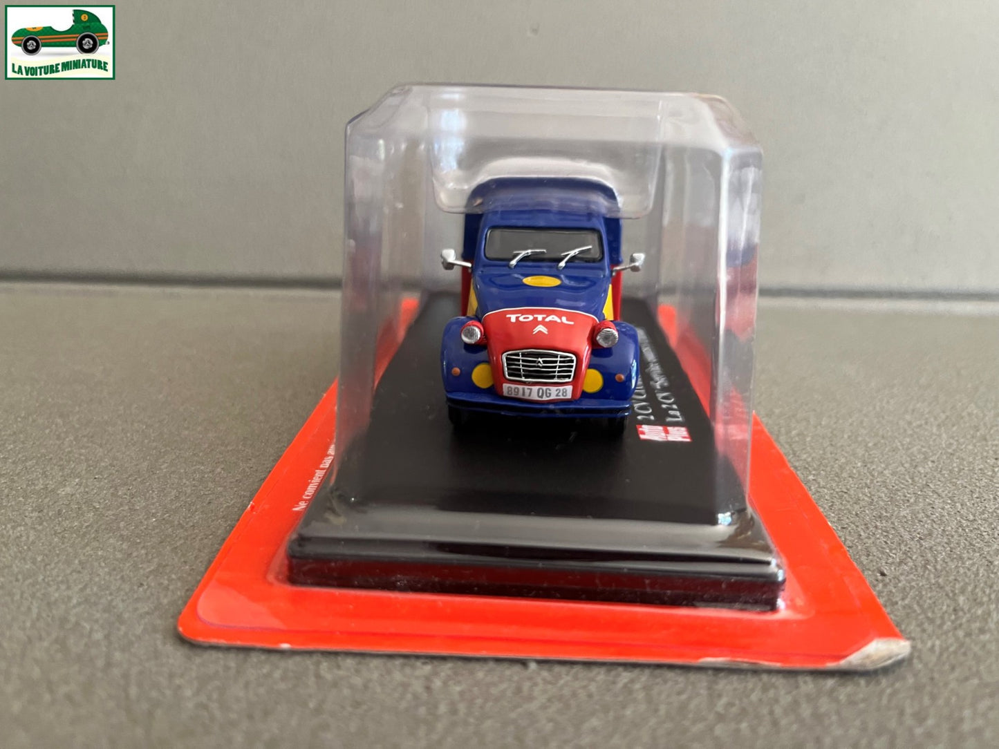 Voiture miniature Citroen 2cv 2 cv Service Course Auto Plus Hachette au 1/43