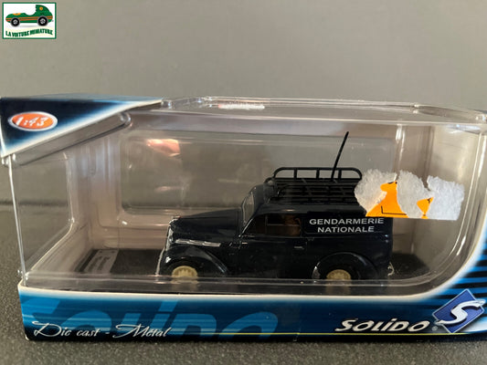 Voiture Miniature Renault Juvaquatre Gendarmerie Nationale Solido 1/43
