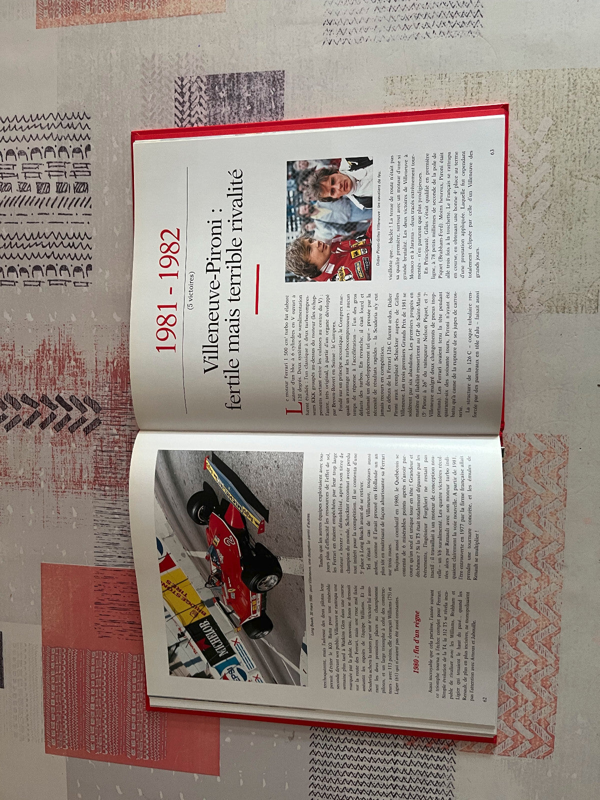 Livre Voiture Automobile Ferrari Formule Record Johnny Rives F1 1